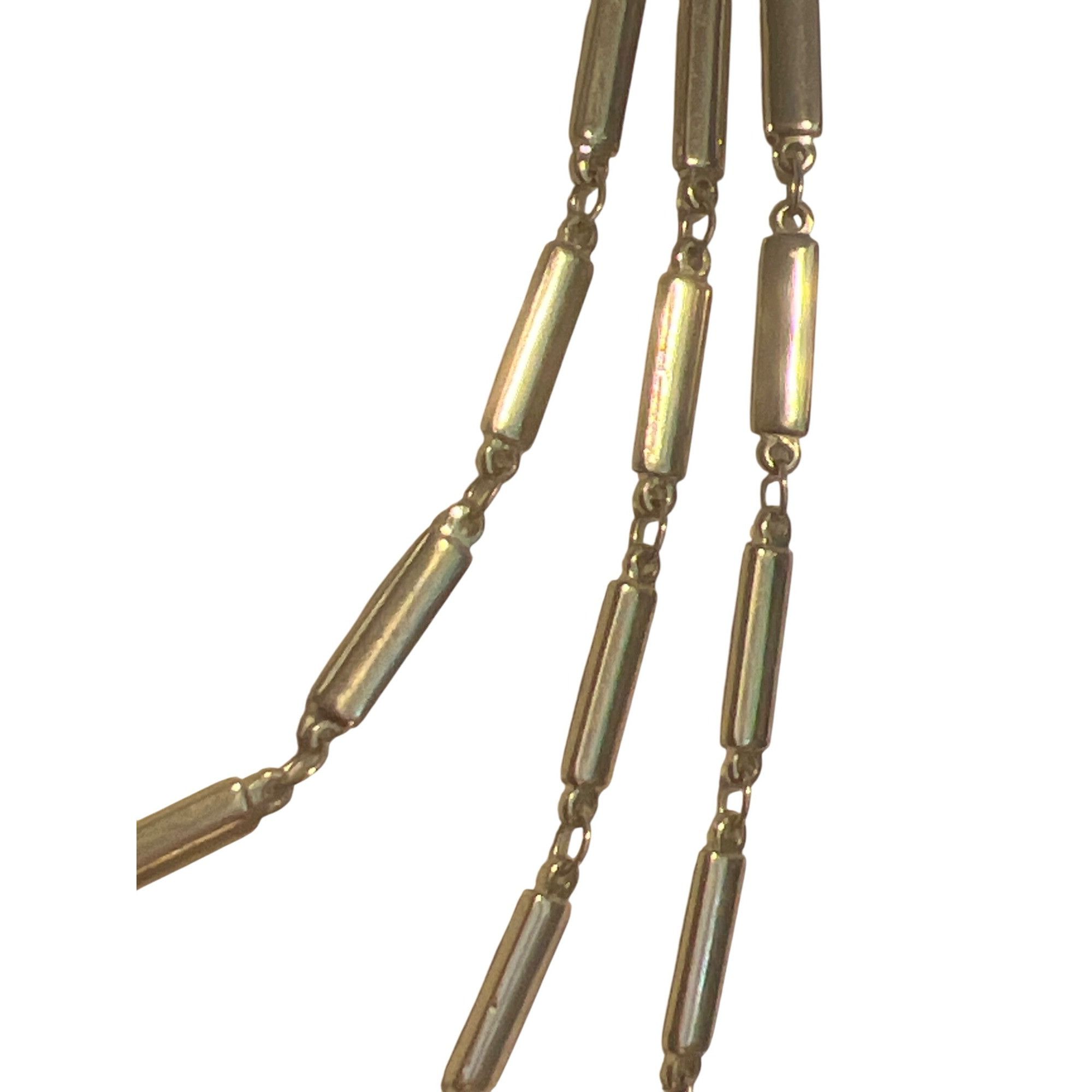 Banana Republic Banana Republic Silver Tone Multi Strand Layered Necklace Tu Size ONE SIZE - 2 Thumbnail