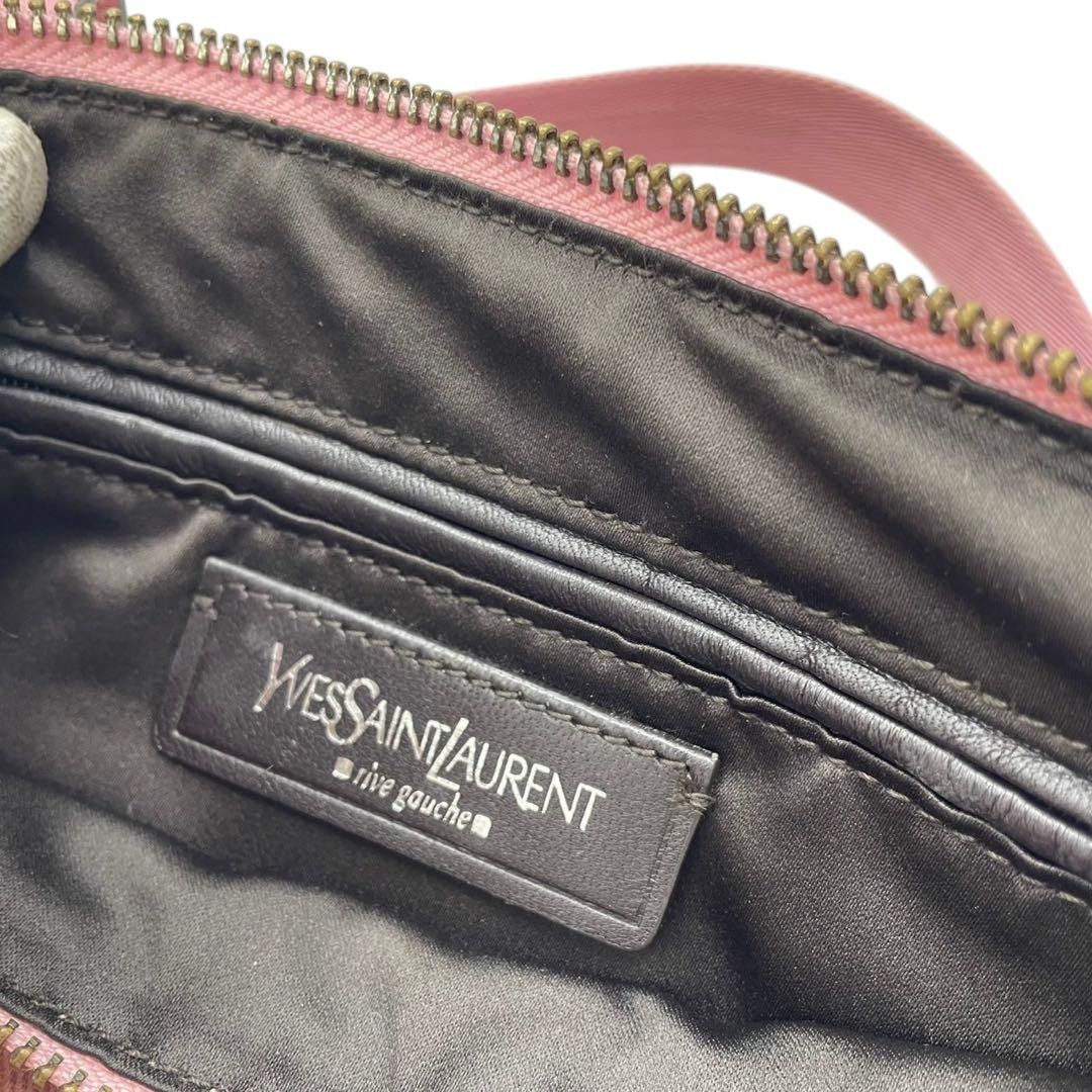 Yves Saint Laurent Yves Saint Laurent - Handbag Mini Boston Pink Leather Size ONE SIZE - 8 Thumbnail