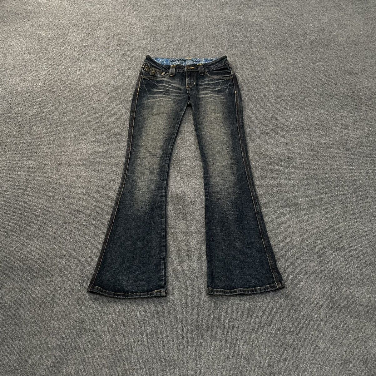 Japanese Brand Womens Flared Denim Jeans Stretch LGB if six was nine y2k Size 30" / US 8 / IT 44 - 1 Thumbnail