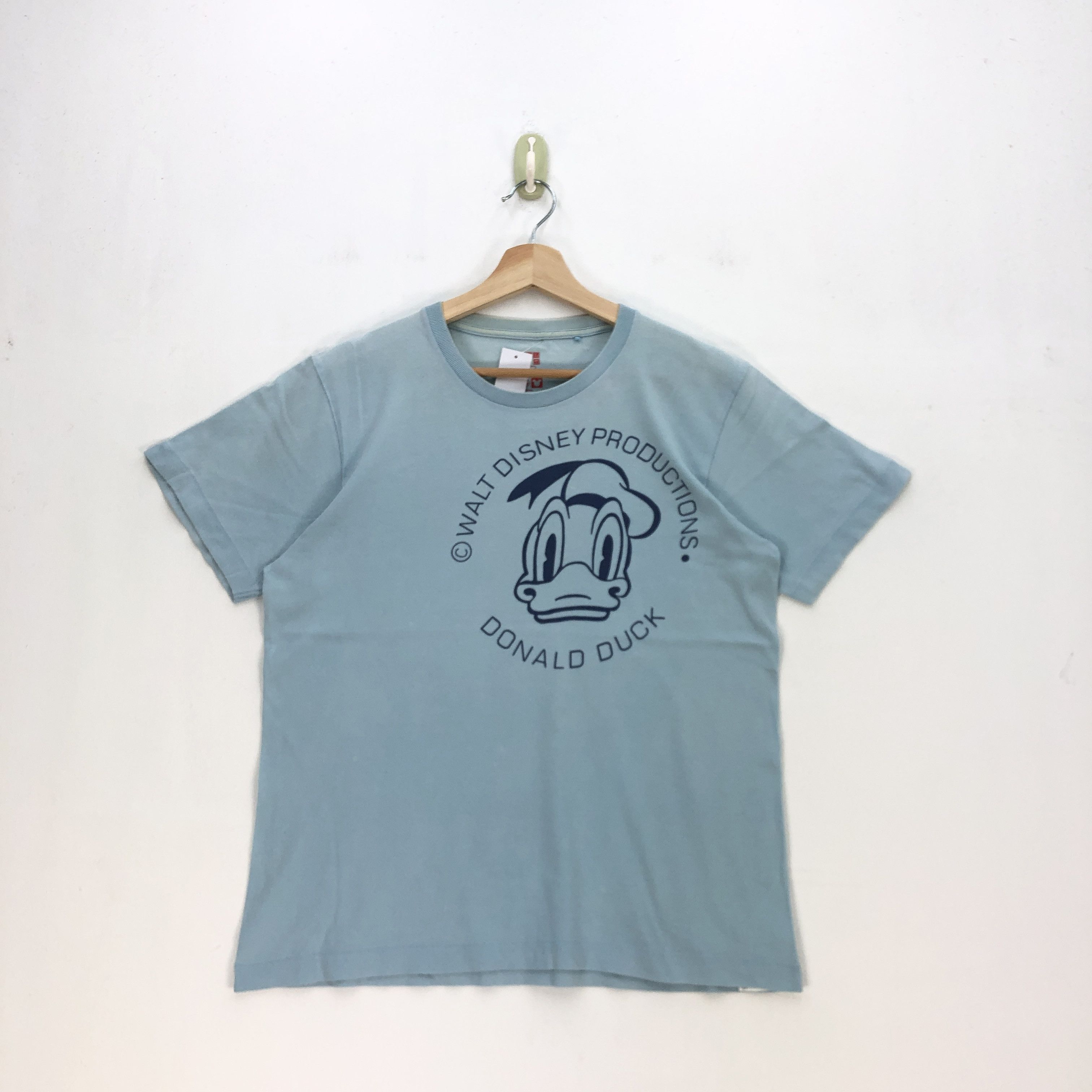 Vintage Y2K Donald Duck Tshirt Cartoon Disney Crewneck Tees