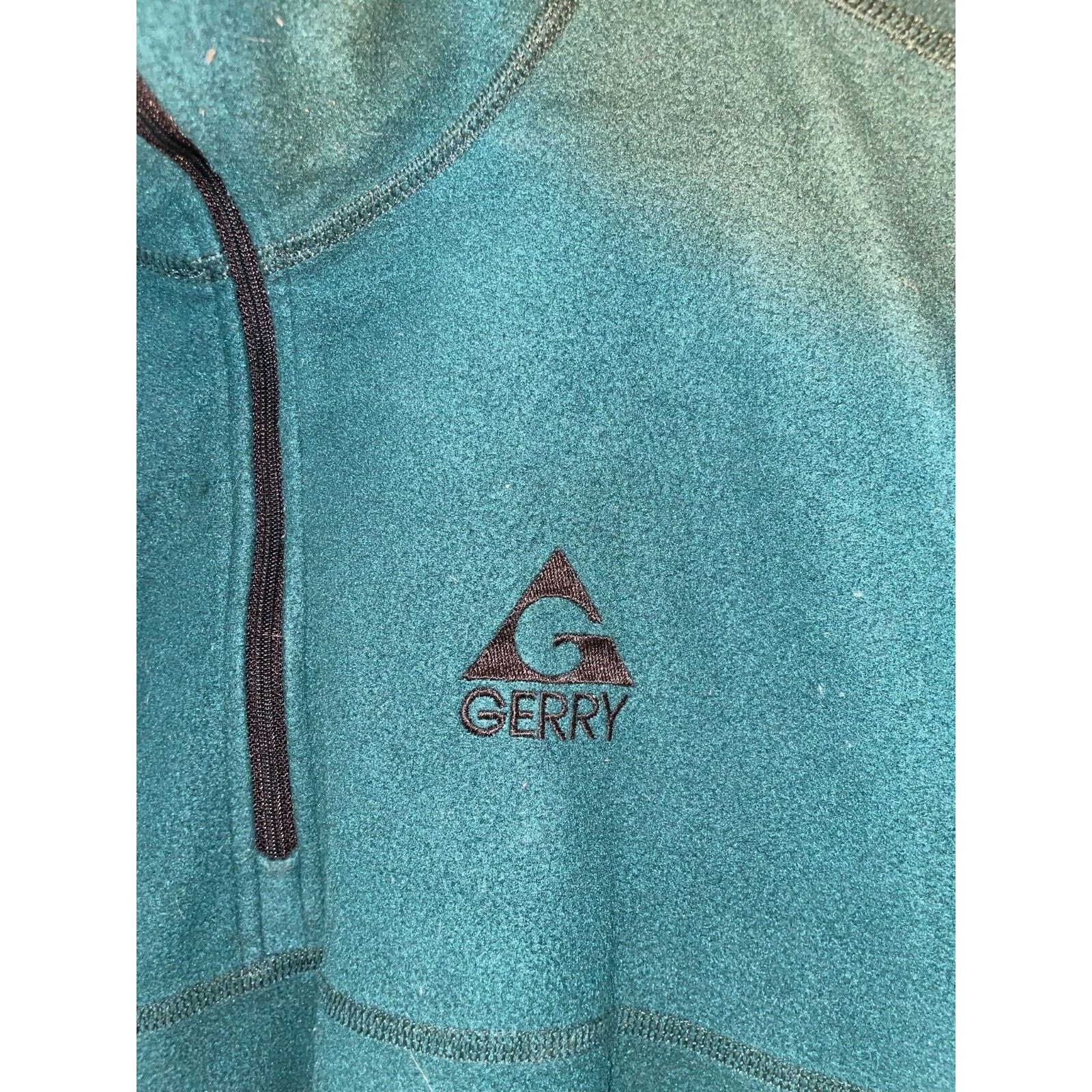 Vintage Vintage Gerry Fleece Sweatshirt Polyester Green VTG 90s M Size US M / EU 48-50 / 2 - 4 Thumbnail