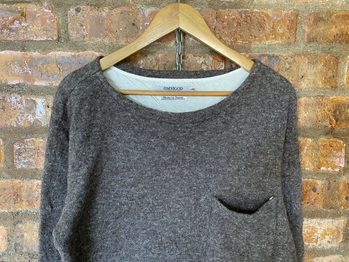 Japanese Brand × OMNIGOD Vtg Omnigod Japan Mix Fabric Single pocket wool Size US L / EU 52-54 / 3 - 3 Thumbnail