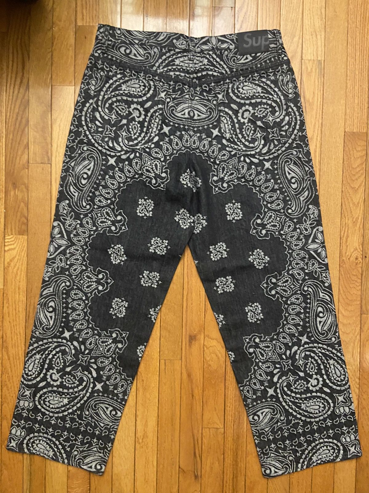 Supreme Supreme Bandana Jacquard Baggy Jean | Grailed