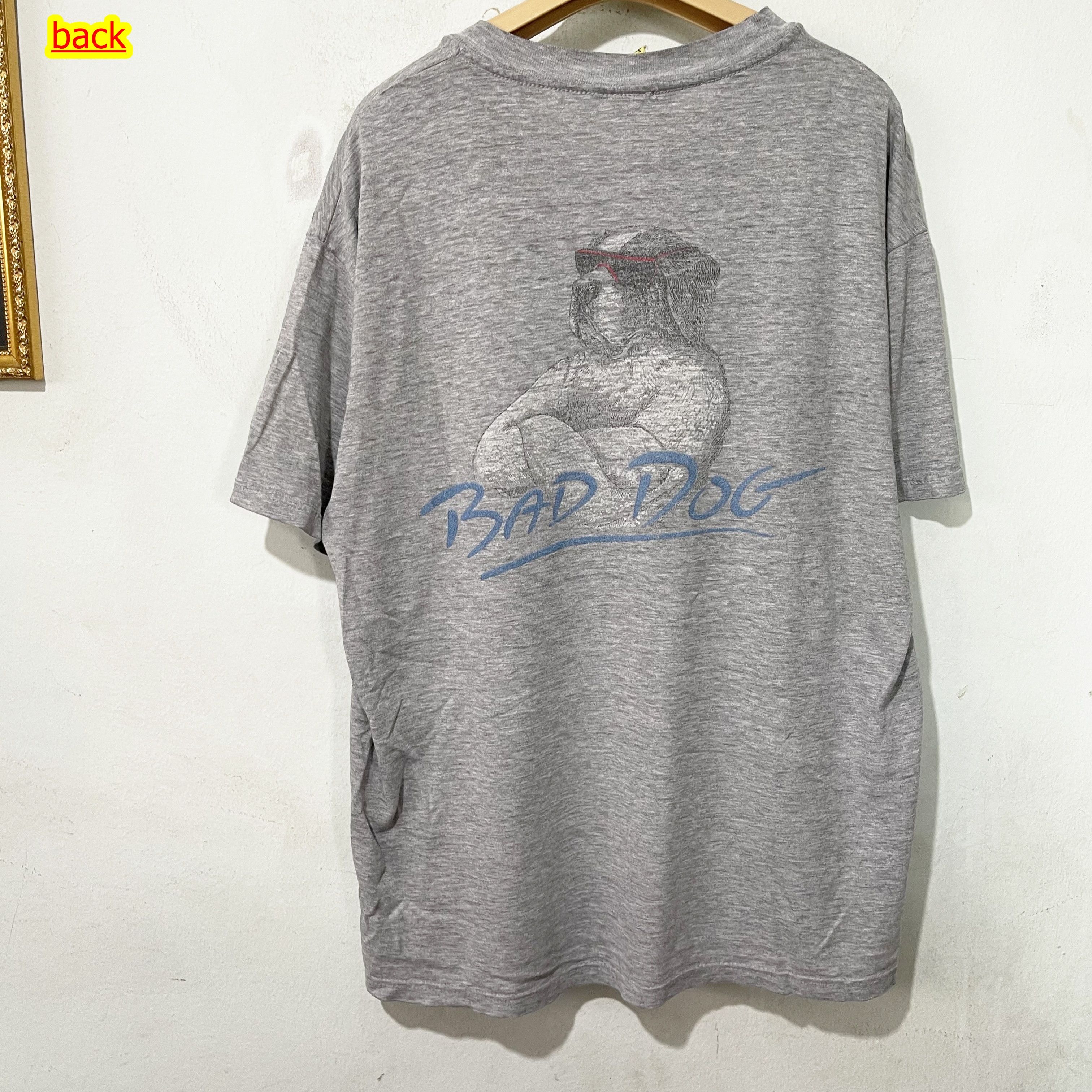 Big Dogs Vintage Big Dog "Bad DogSunglasses" Shirt Size US XL / EU 56 / 4 - 1 Thumbnail