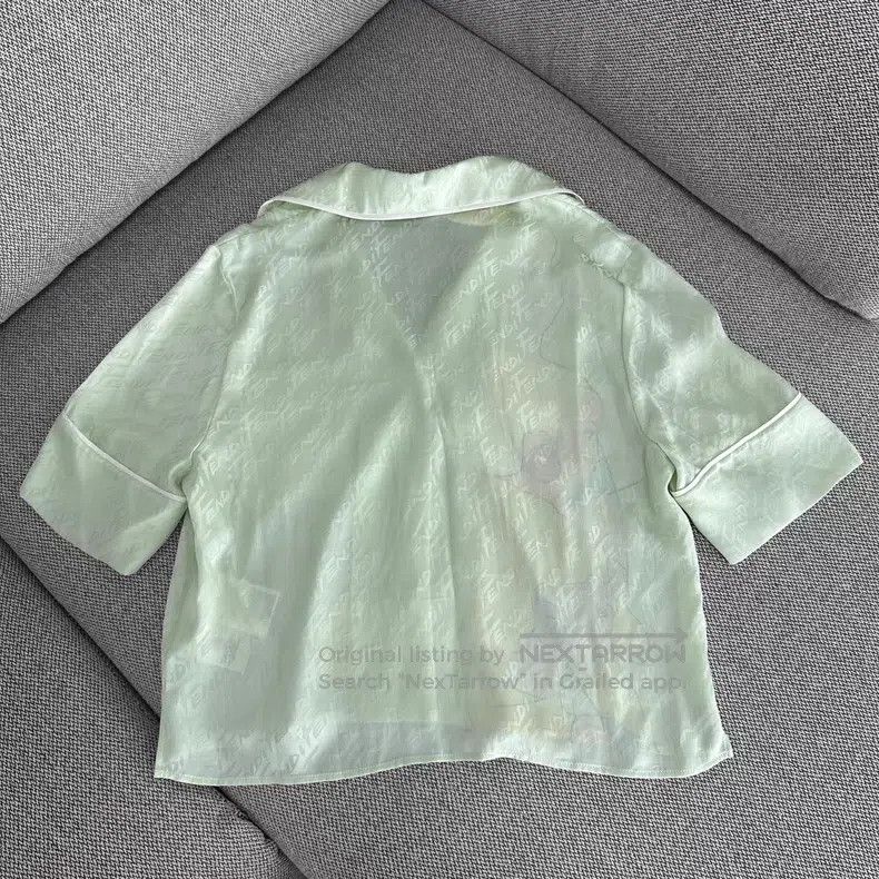Fendi Fendi Collared loose casual short sleeve Size XS / US 0-2 / IT 36-38 - 2 Thumbnail