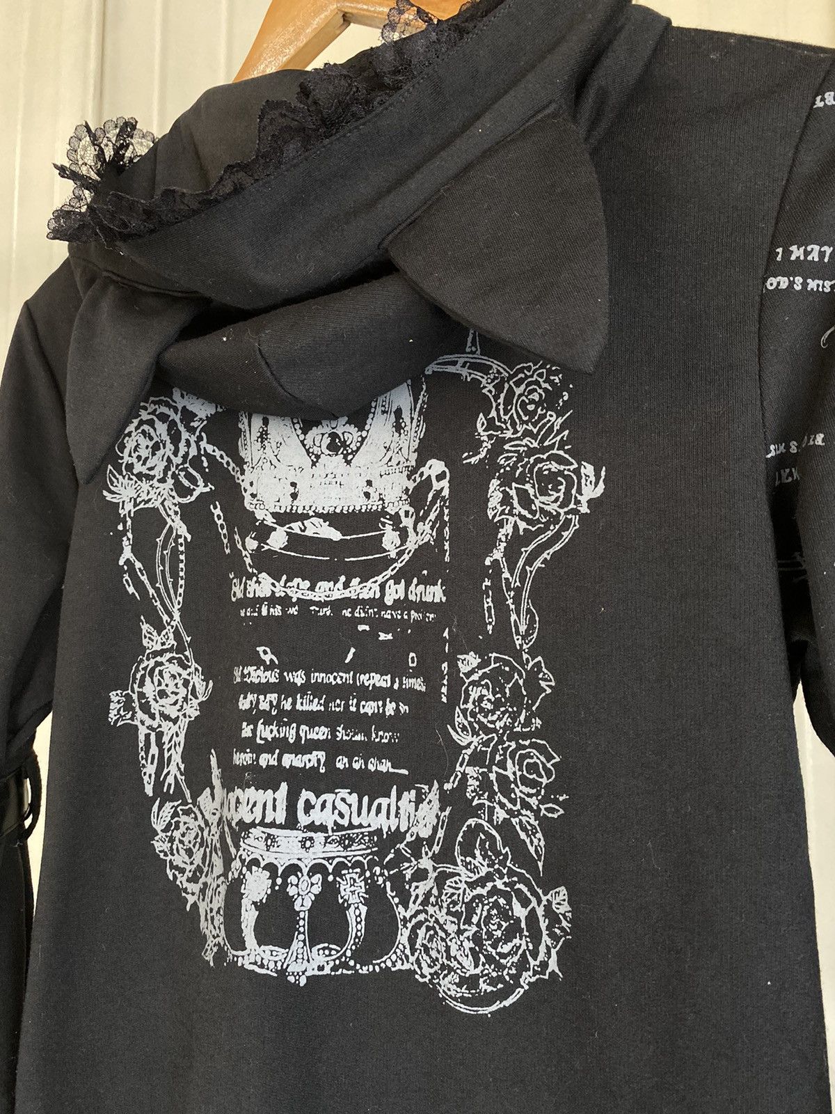 If Six Was Nine ACDC Rag Punk Grunge Seditionaries Cat Hoodie Design Size US S / EU 44-46 / 1 - 9 Thumbnail