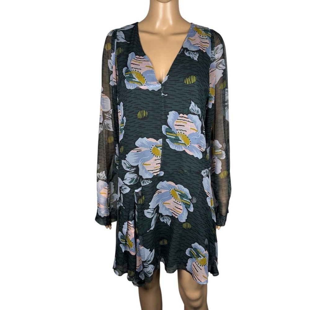 Joie NWT New $428 Joie Odilia Mini Silk Long Sleeve Dress Size 8 Size M / US 6-8 / IT 42-44 - 3 Thumbnail