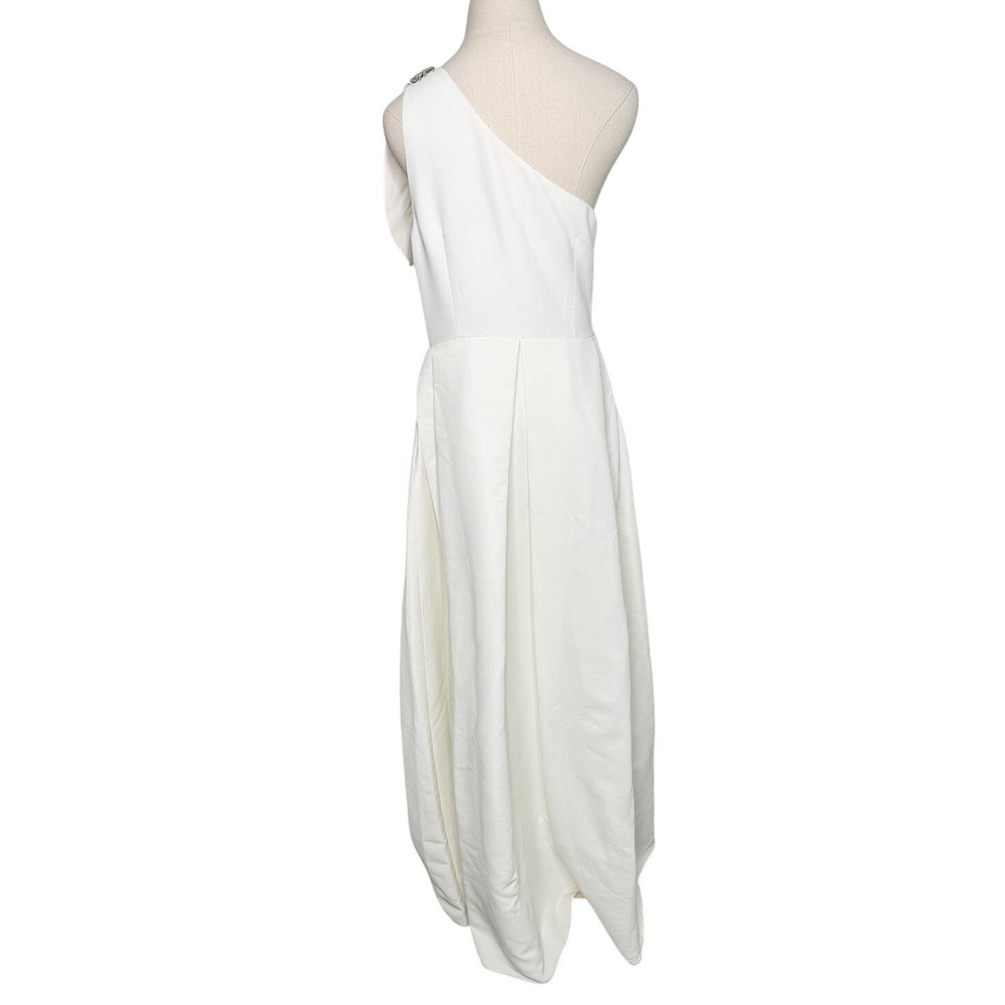 Sachin & Babi Sachin & Babi Martina One-Shoulder Gown Wedding Dress size 8 Size M / US 6-8 / IT 42-44 - 9 Thumbnail