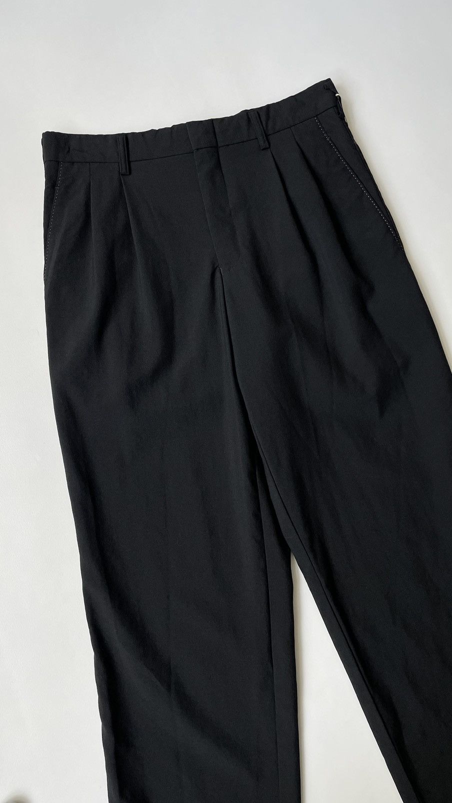 Comme des Garcons S/S 04 Black/Contrast Pink Stitch Trousers Size US 30 / EU 46 - 2 Thumbnail