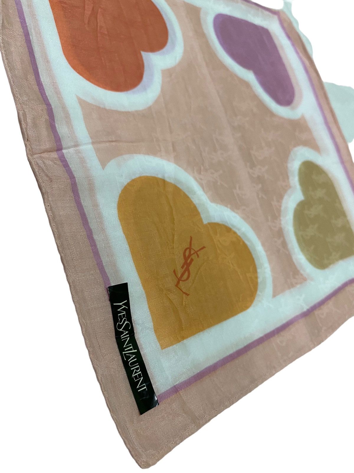 Yves Saint Laurent Vintage Yves Saint Laurent Love Love Handkerchif Size ONE SIZE - 6 Thumbnail
