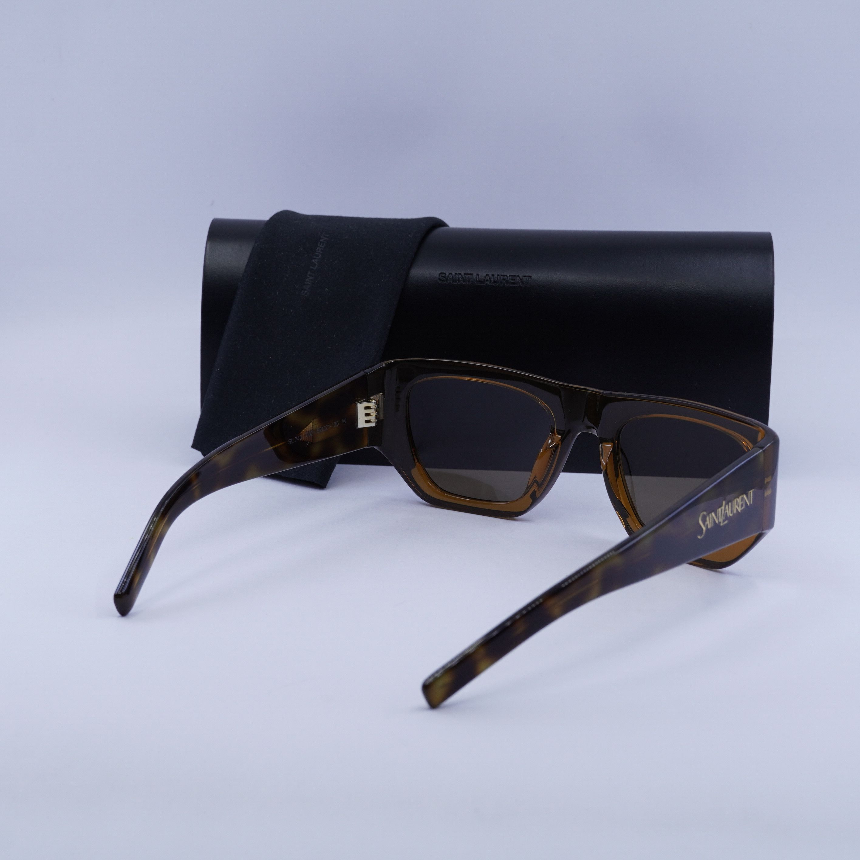 Saint Laurent Paris 🕶️ New Saint Laurent SL740 002 Brown Sunglasses Size ONE SIZE - 10 Thumbnail