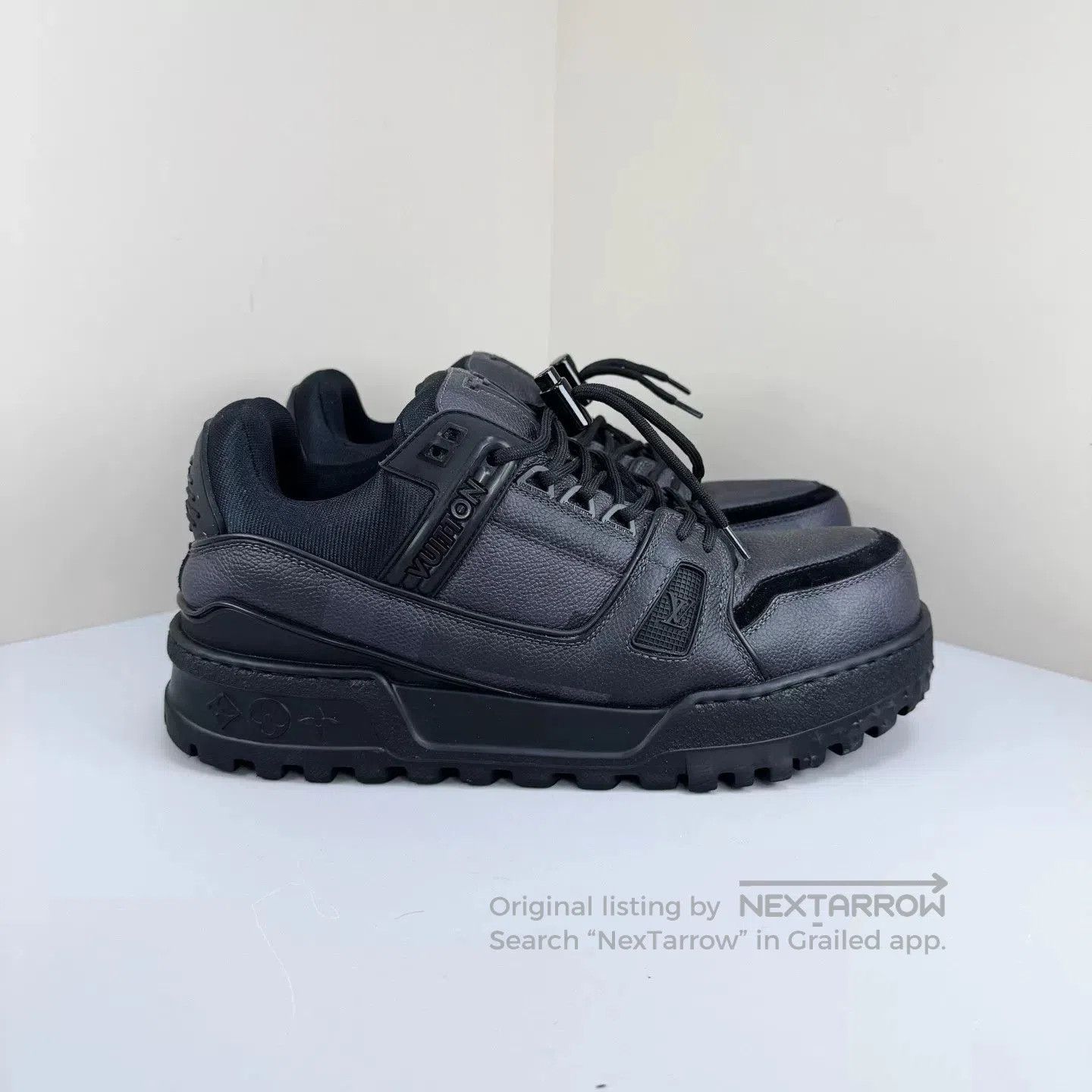 Louis Vuitton louis vuitton chunky trainer in black. Size US 7.5 / EU 40-41 - 4 Thumbnail
