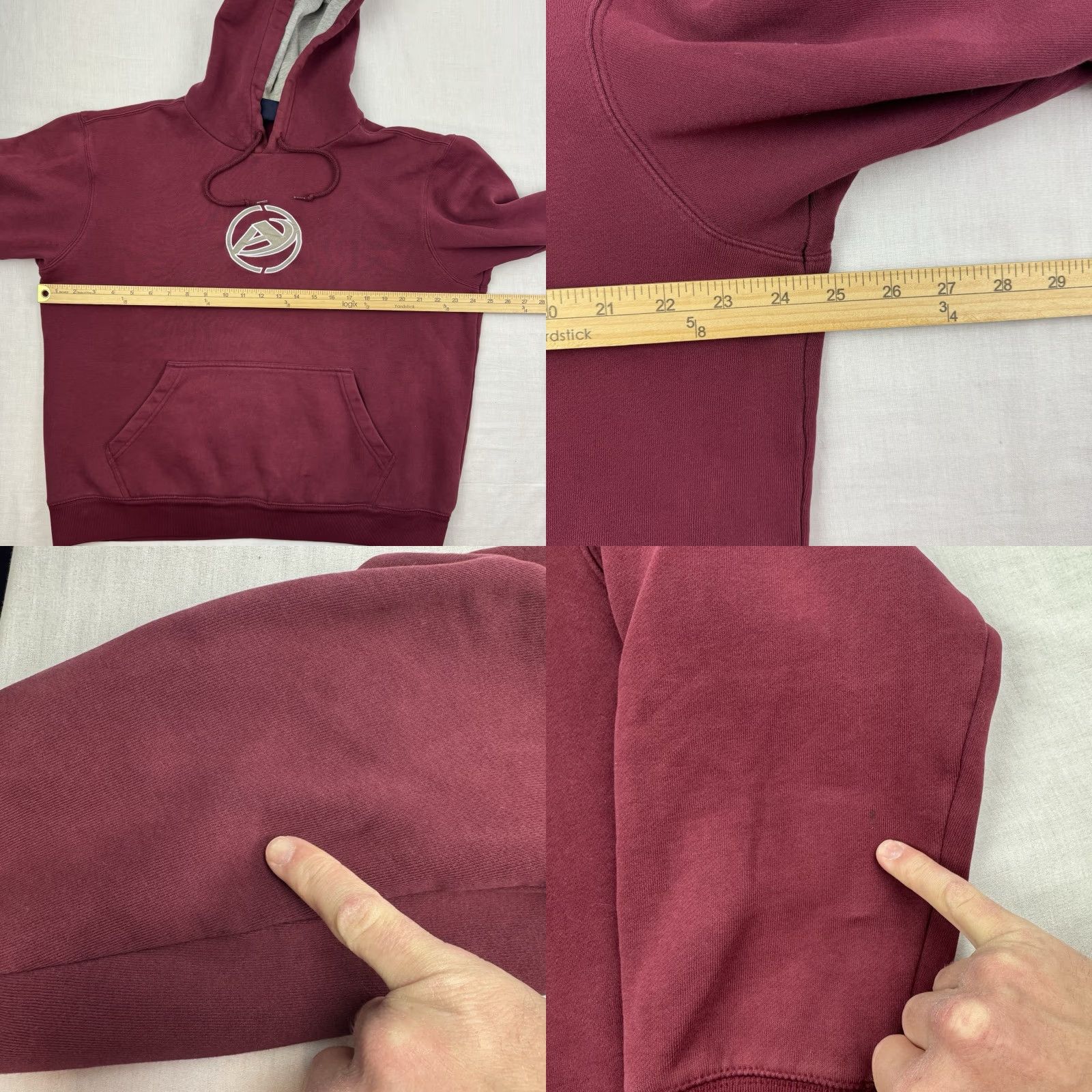 Aeropostale VINTAGE Aeropostale Hoodie Mens Adult M Red Hipster Punk Skater Y2K 2000s Baggy Pullover Size US M / EU 48-50 / 2 - 9 Thumbnail