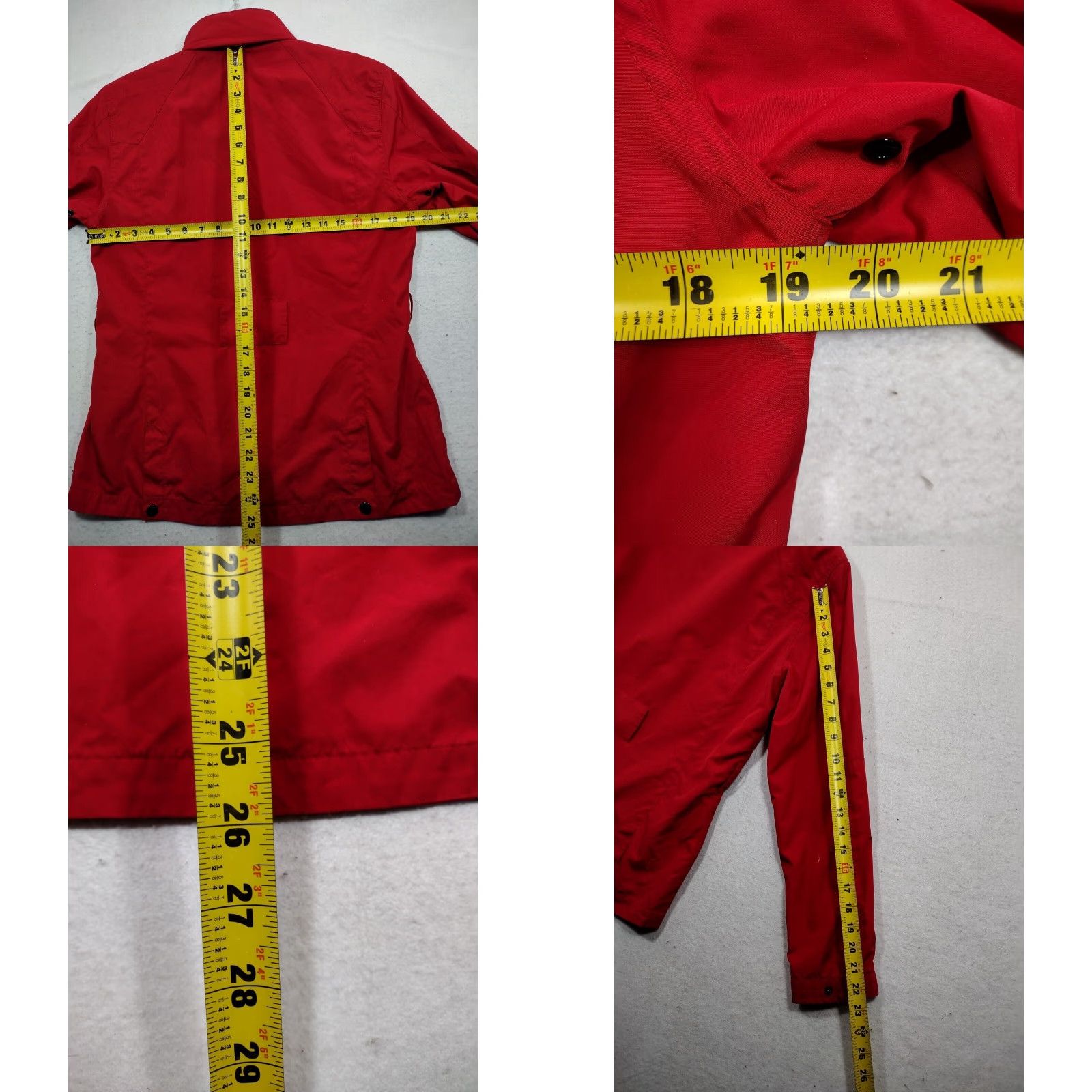 Ralph Lauren Ralph Lauren Active Coat Womens Medium Red Long Sleeve Front Snap Coat Size M / US 6-8 / IT 42-44 - 8 Thumbnail