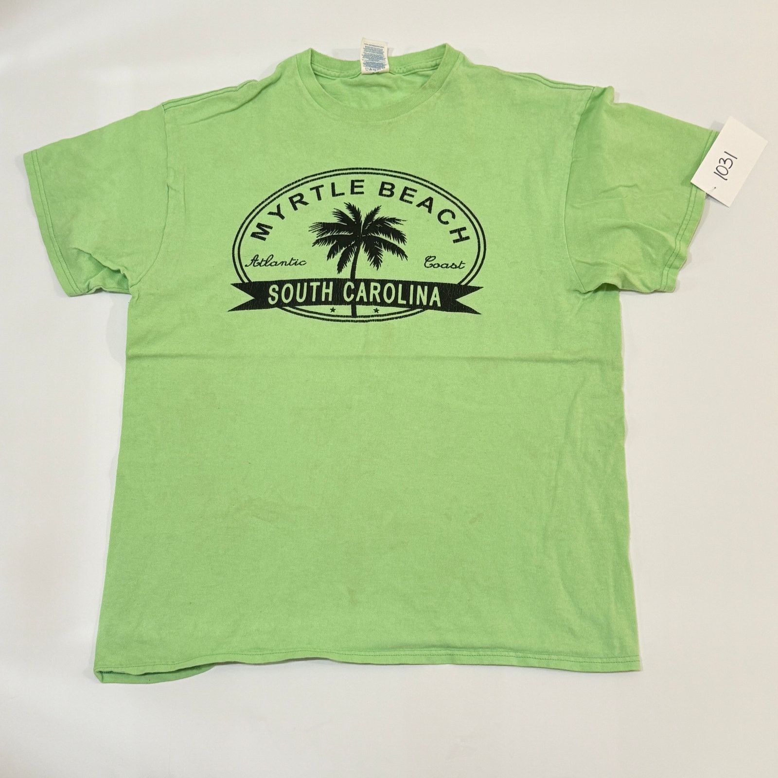 Delta Vintage Myrtle Beach South Carolina Palm Tree T-Shirt Size US L / EU 52-54 / 3 - 2 Thumbnail