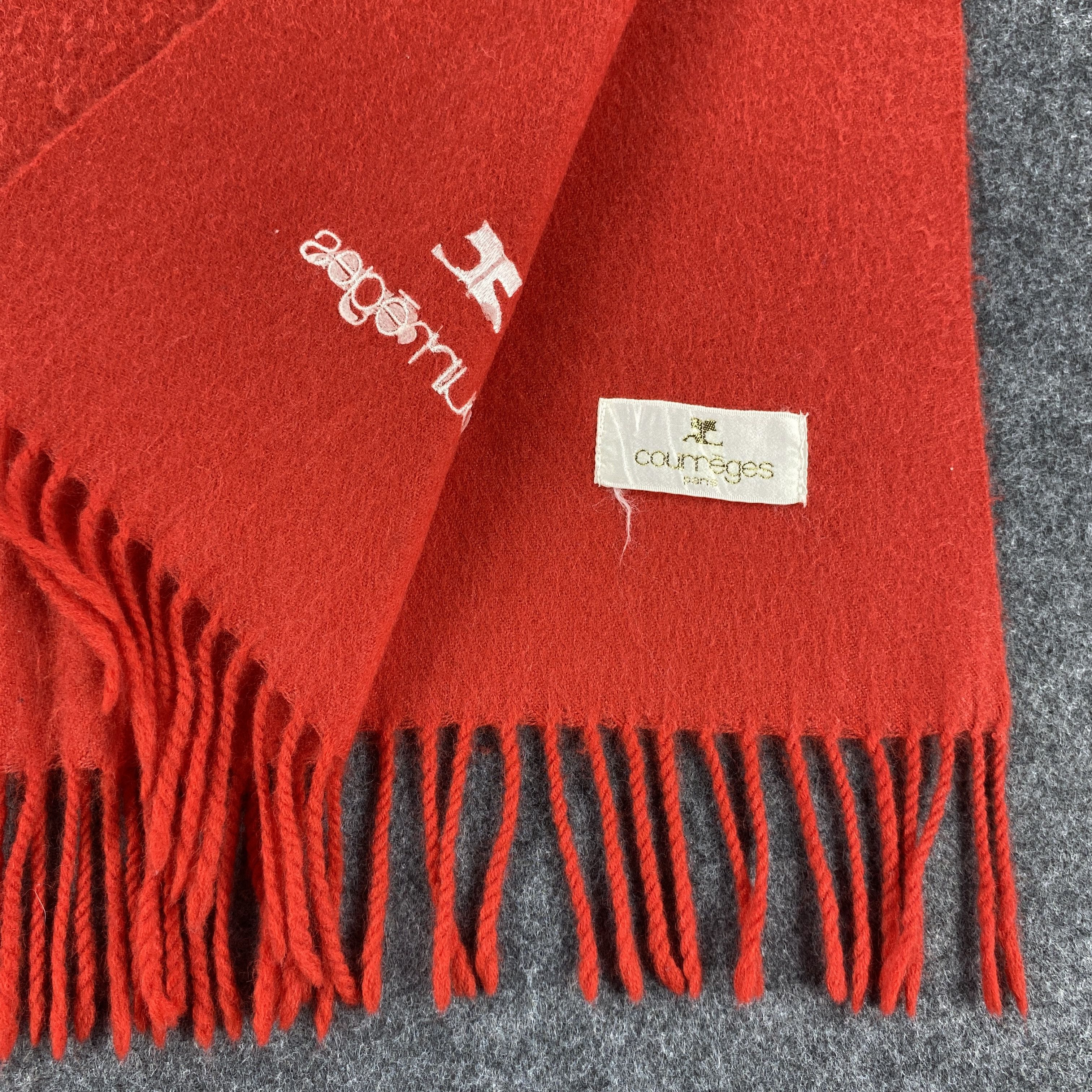 Courreges × Vintage GF10665 Courreges Scarf Neck Wear Muffler Size ONE SIZE - 2 Thumbnail