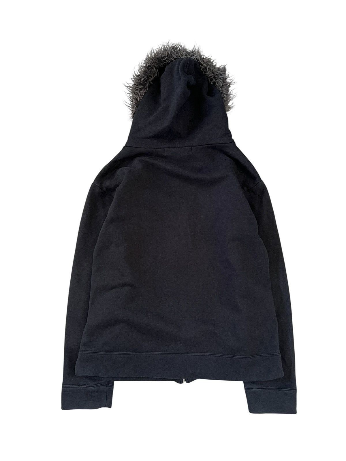 BERNINGS SHO 2000s Bernings Sho Anarcho Poem Fur Hoodie Size US S / EU 44-46 / 1 - 2 Thumbnail