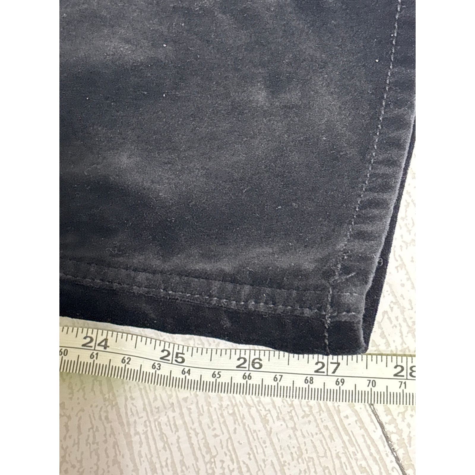 Kate Spade Broome Street Kate Spade Black Velvet Pants Size 30 Size 30" / US 8 / IT 44 - 11 Thumbnail