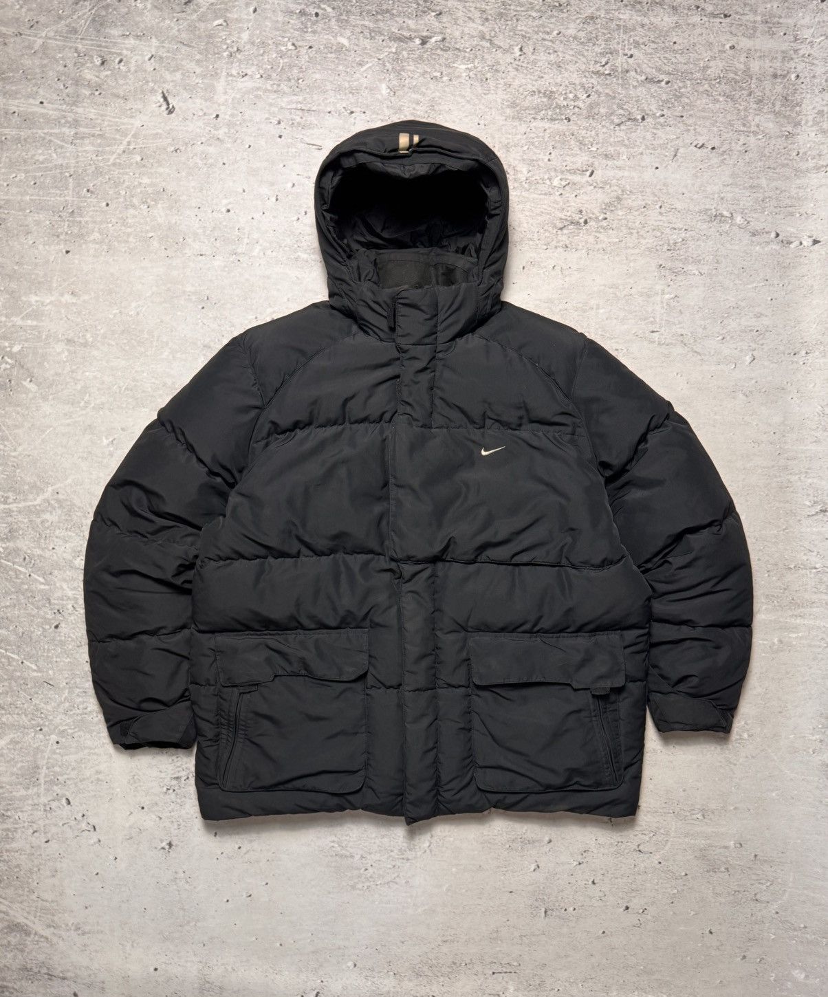 Nike × Nike ACG NIKE PUFFER DOWN BASIC LOGO OVERSIZE NYLON JACKET Size US XL / EU 56 / 4 - 1 Thumbnail