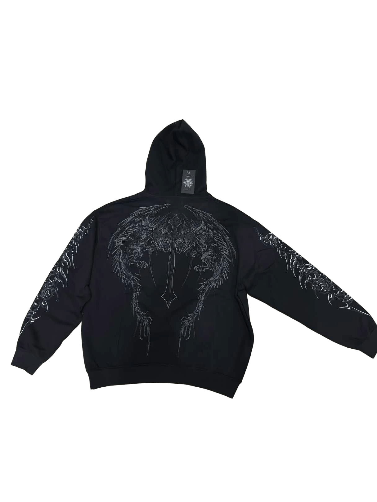 Other Black on Black Breathe Divinity Hoodie Size US M / EU 48-50 / 2 - 2 Thumbnail