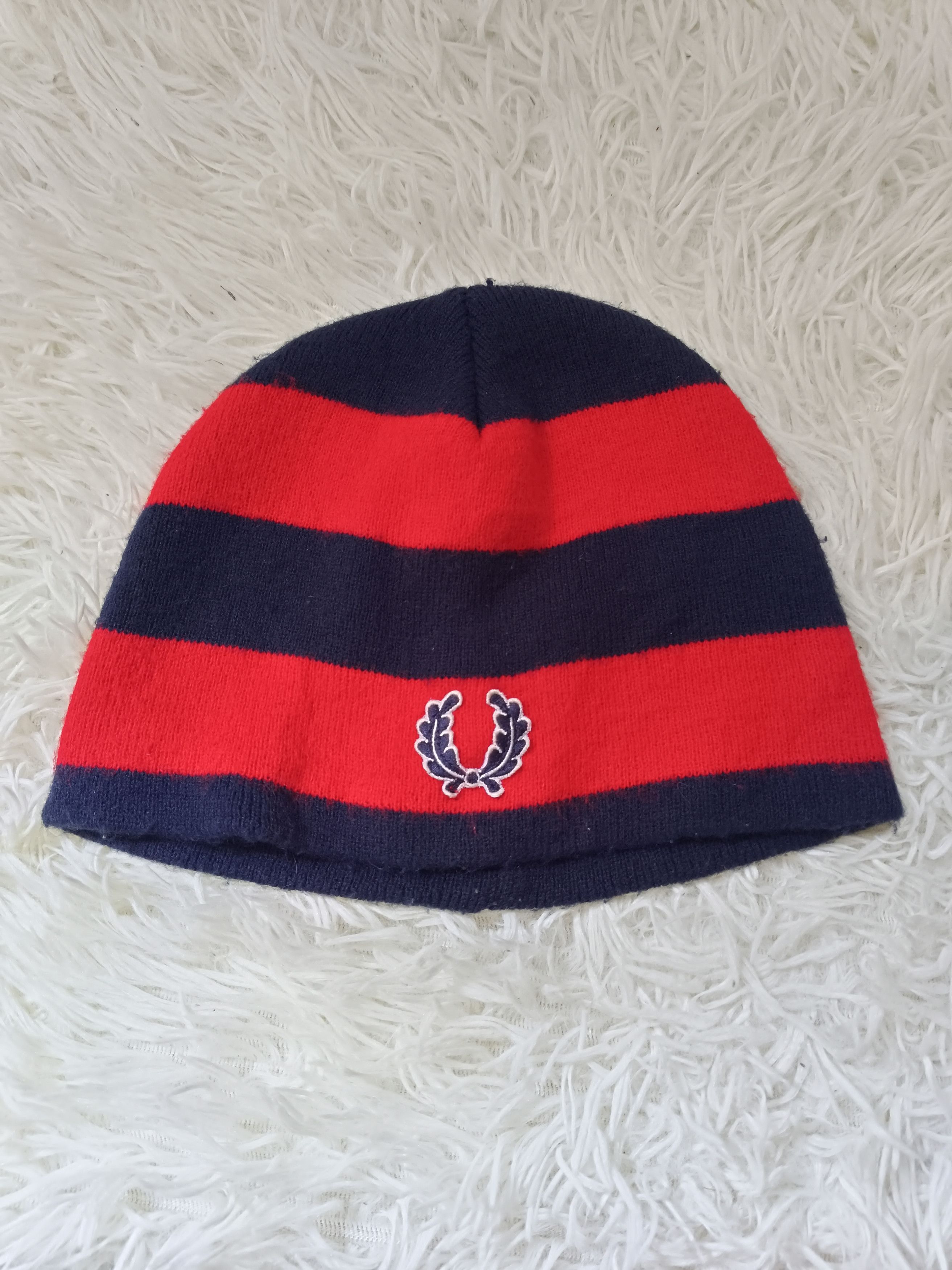 Fred Perry FRED PERRY STRIPE BEANIE Size ONE SIZE - 1 Thumbnail