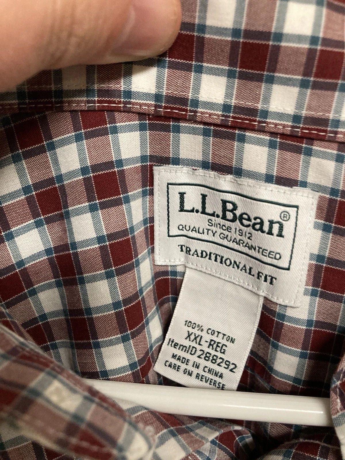 L.L. Bean Bundle of 3 L.L. Bean LS Shirts Checks Size XXL Size US XXL / EU 58 / 5 - 2 Thumbnail