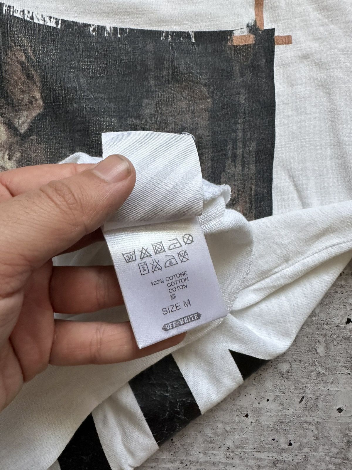 Off-White Off-White Caravaggio Sample Vintage T Shirt Size US M / EU 48-50 / 2 - 11 Thumbnail