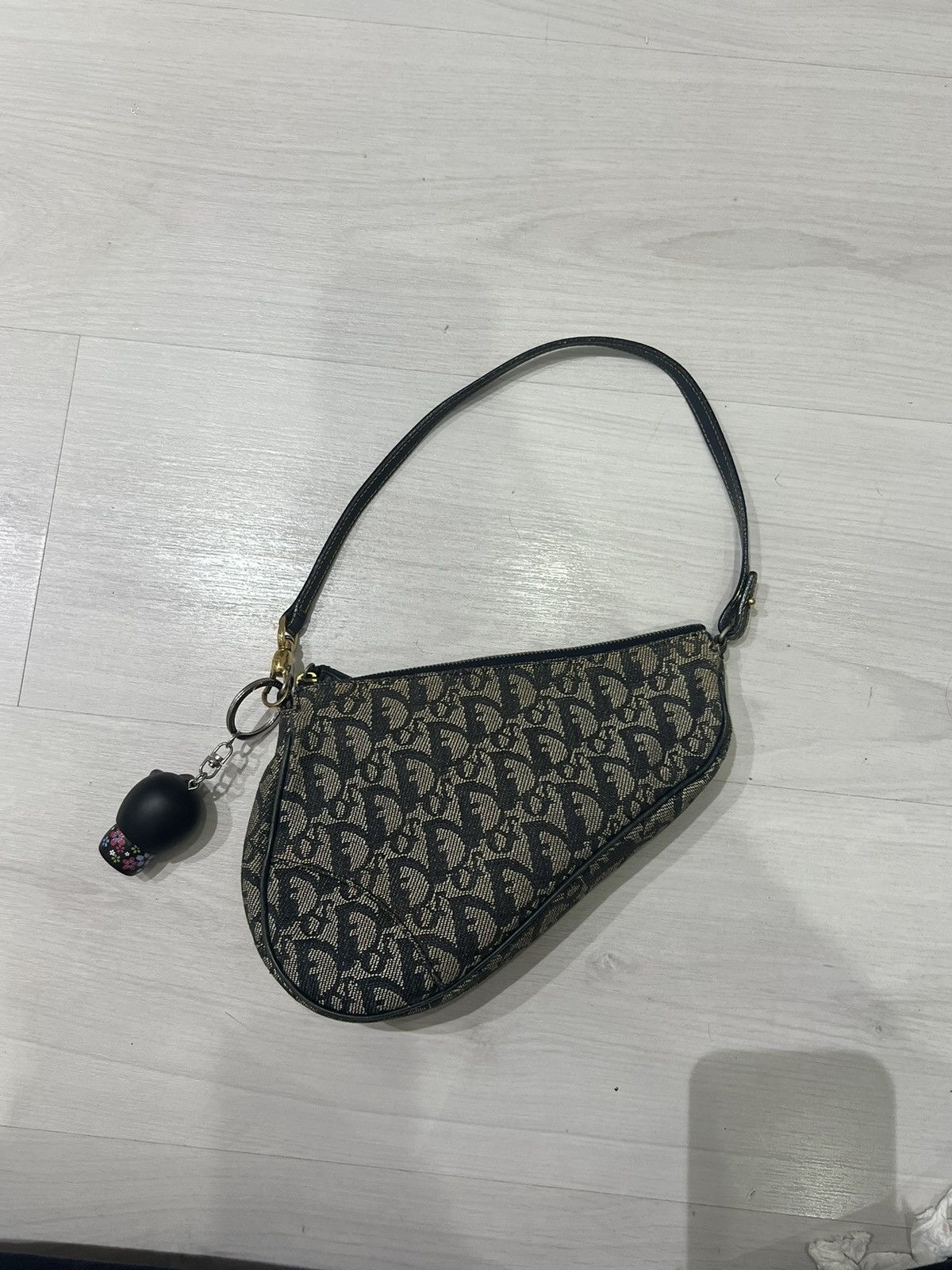 Designer × Dior × Vintage Dior denim saddle bag Size ONE SIZE - 1 Thumbnail
