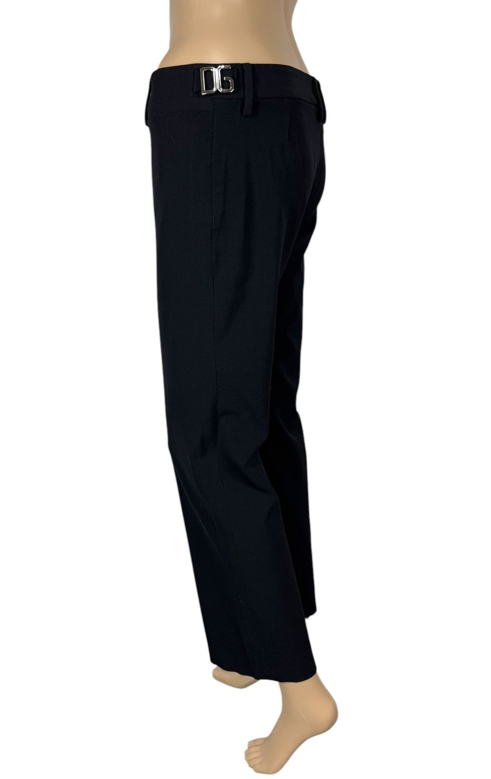 Dolce & Gabbana Dolce & Gabbana Dress Pants Wool-Viscose Metal Logos size 42 Size 28" / US 6 / IT 42 - 1 Thumbnail