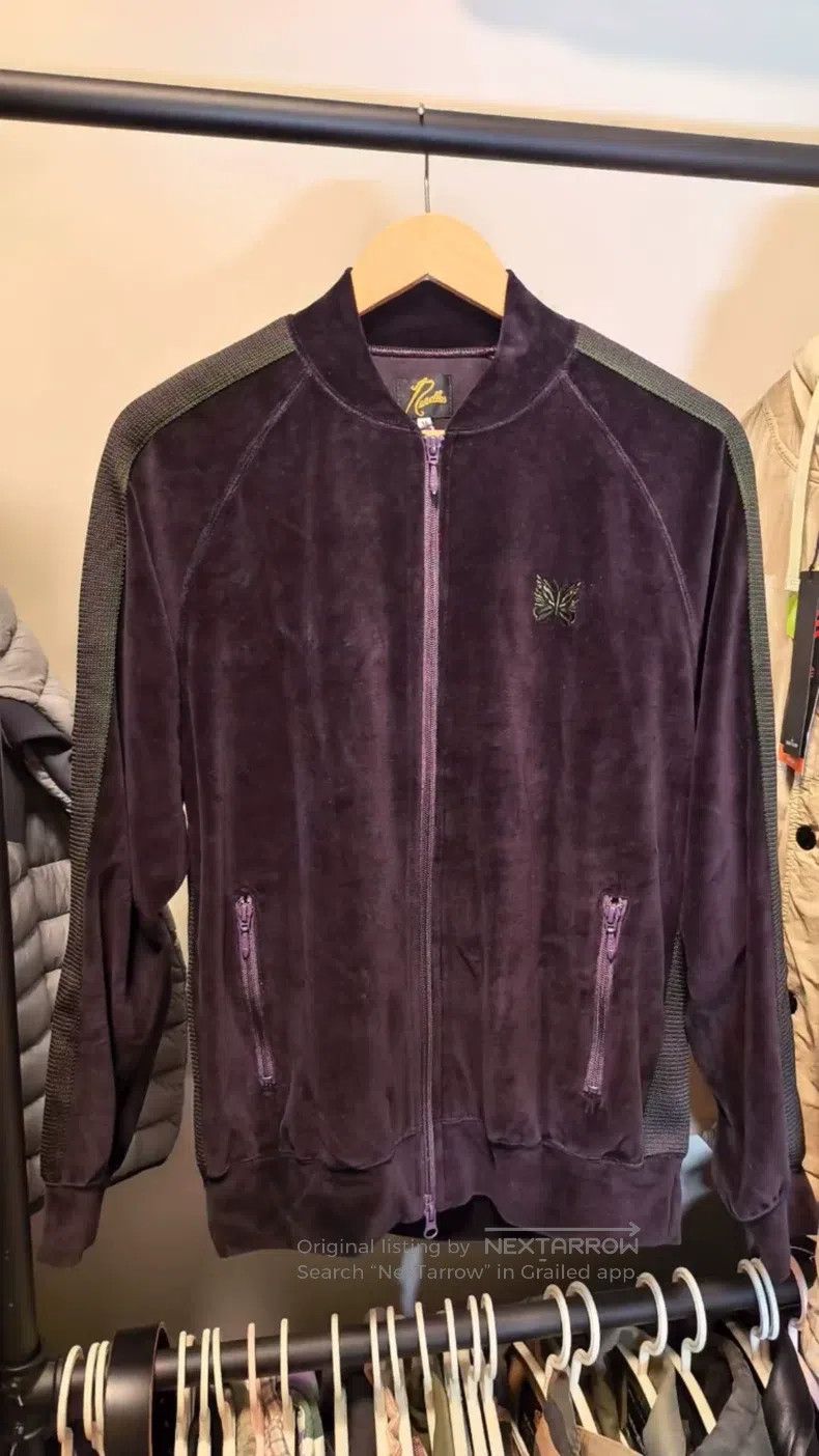 Needles Needles Butterfly velvet purple green coat Size US M / EU 48-50 / 2 - 1 Thumbnail
