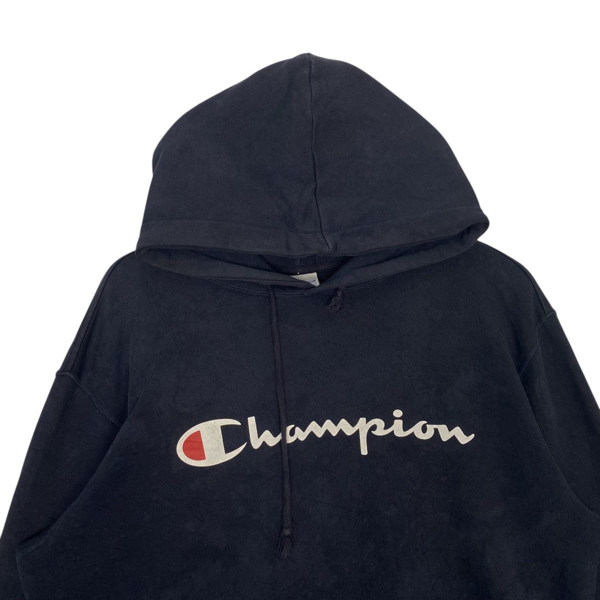 Vintage Vintage Champion Hoodie Sweatshirt Small Embroidery Black Size US L / EU 52-54 / 3 - 4 Thumbnail