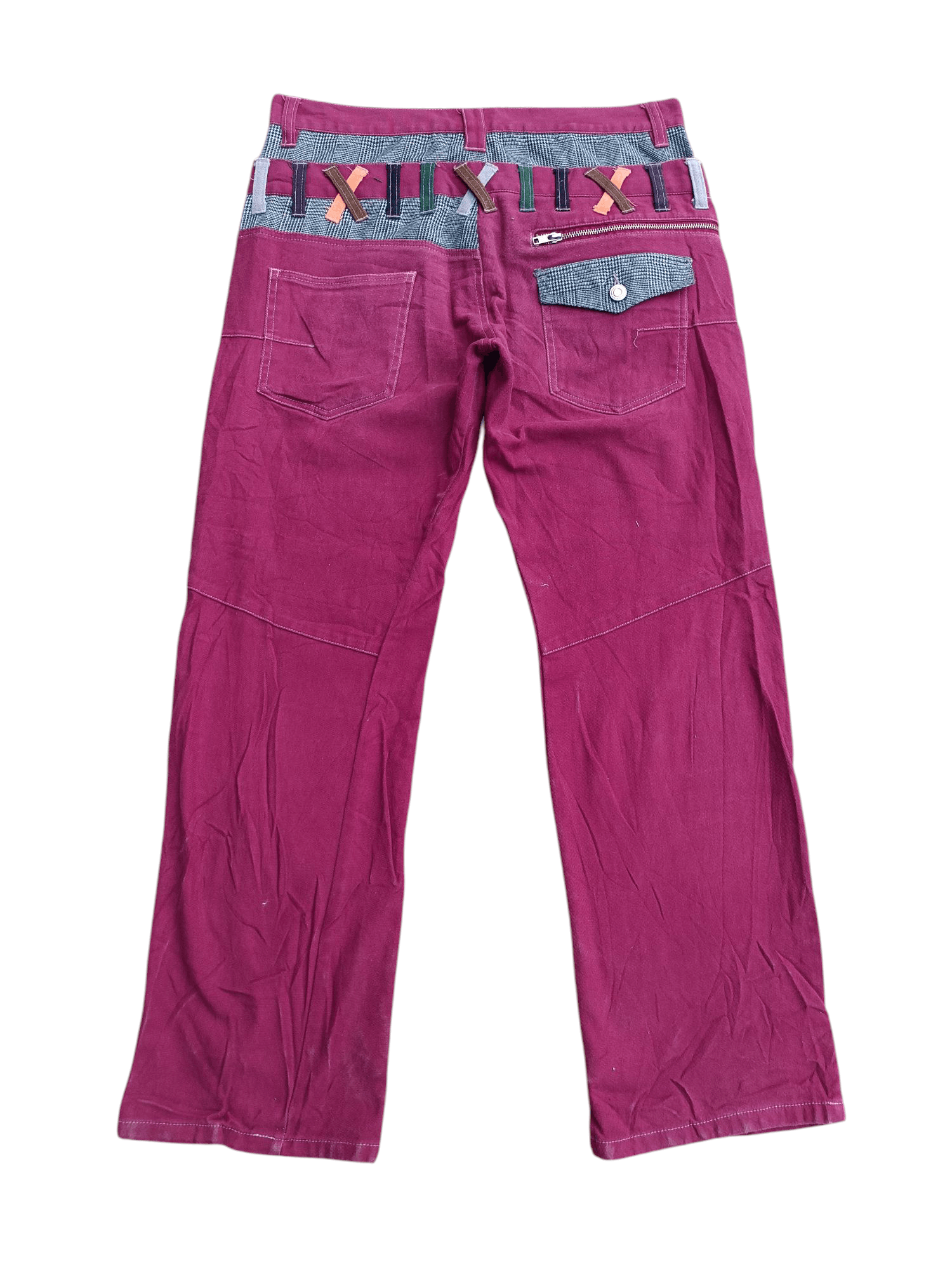 If Six Was Nine × Japanese Brand × Le Grande Bleu (L.G.B.) FYEE 🔥 Jungle Storm Double Waist Pants E228 Size US 33 - 5 Thumbnail