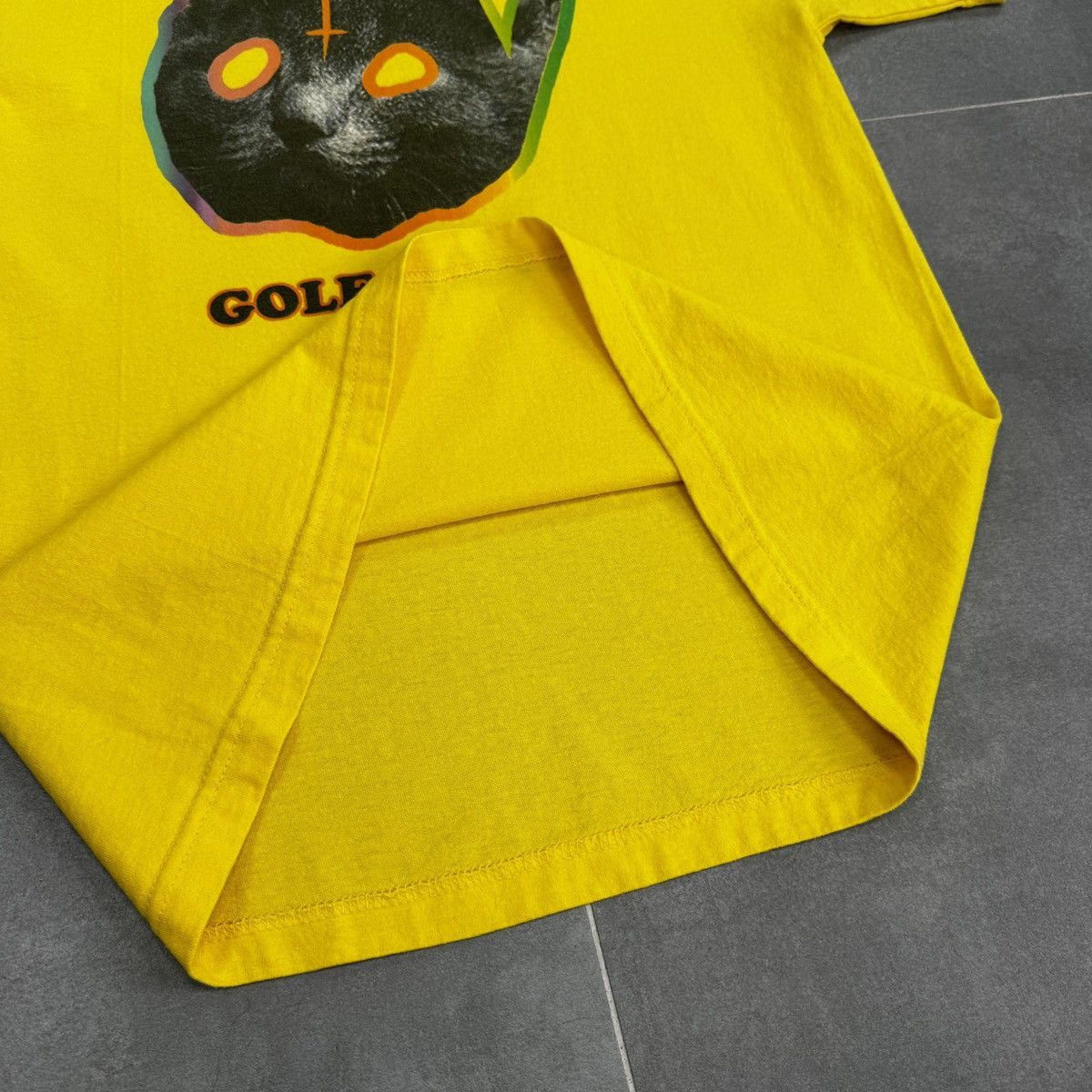 Tyler The Creator Tyler The Creator Golf Wang Y2K Men Yellow T-Shirt Size M Size US M / EU 48-50 / 2 - 9 Thumbnail