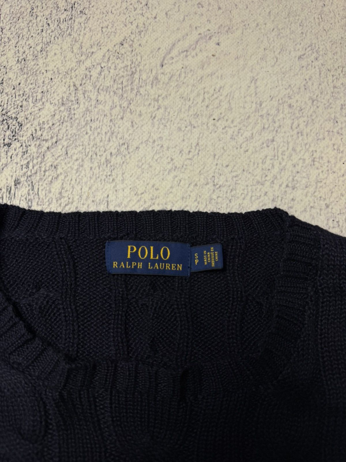 Polo Ralph Lauren Mens Vintage Polo Ralph Lauren knitted Blue Sweater luxury Size US S / EU 44-46 / 1 - 8 Thumbnail
