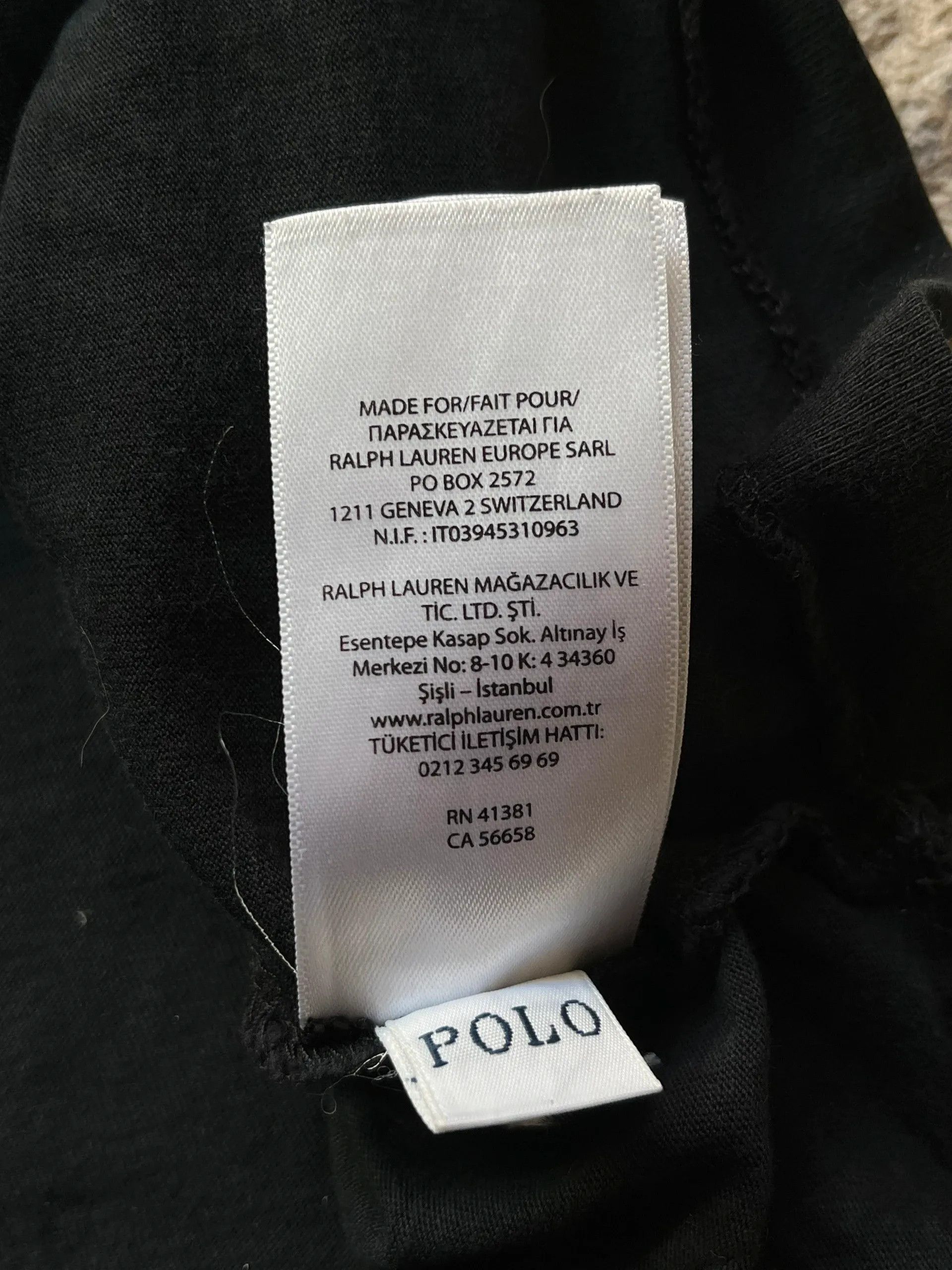 Polo Ralph Lauren Polo Ralph Lauren Sz XL Custom Slim Fit V-Neck Black T-Shirt Size US XL / EU 56 / 4 - 5 Thumbnail