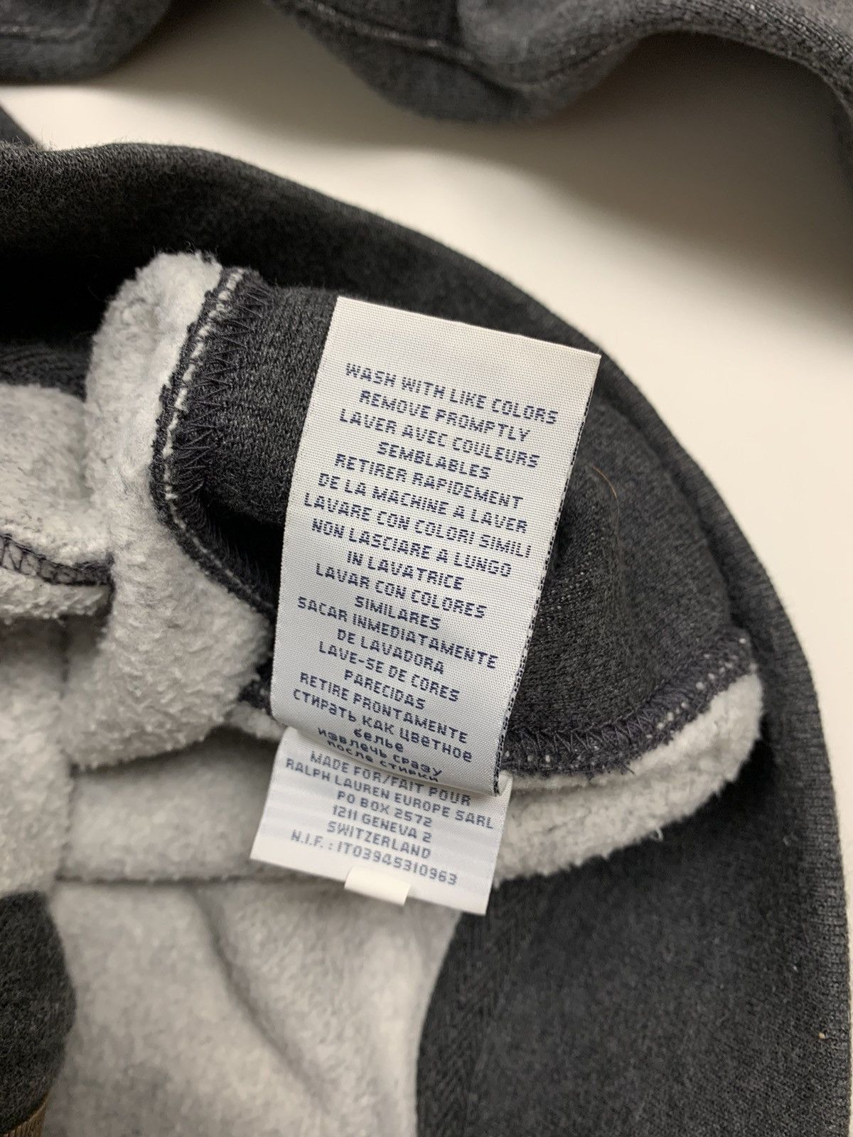 Ralph Lauren × Vintage Vintage 90’s Ralph Lauren Heavy Cotton Zip Hoodie Size US XL / EU 56 / 4 - 14 Thumbnail