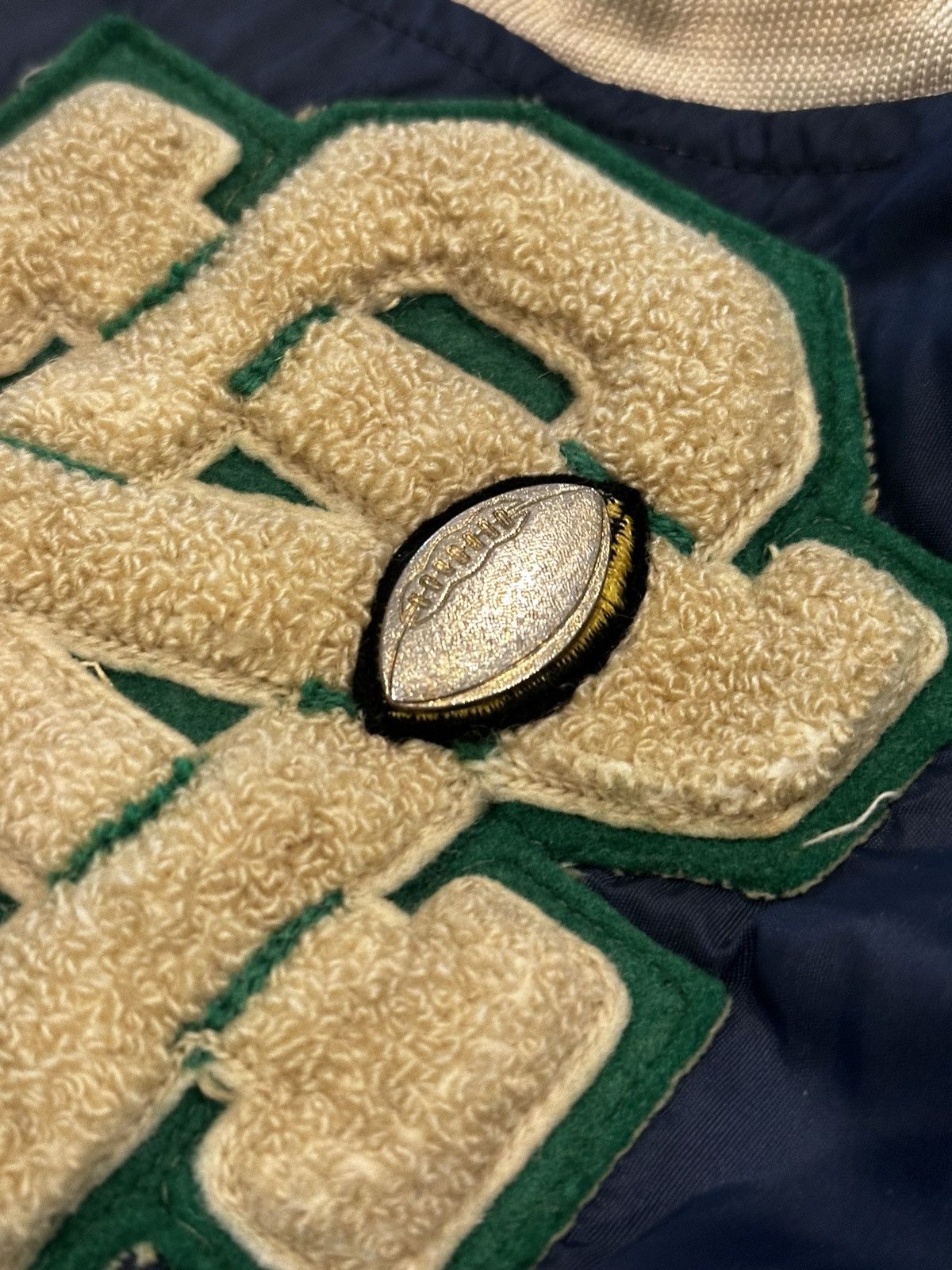 Vintage Vintage 1960’s Notre Dame Varsity Patch Jacket Size US M / EU 48-50 / 2 - 5 Thumbnail