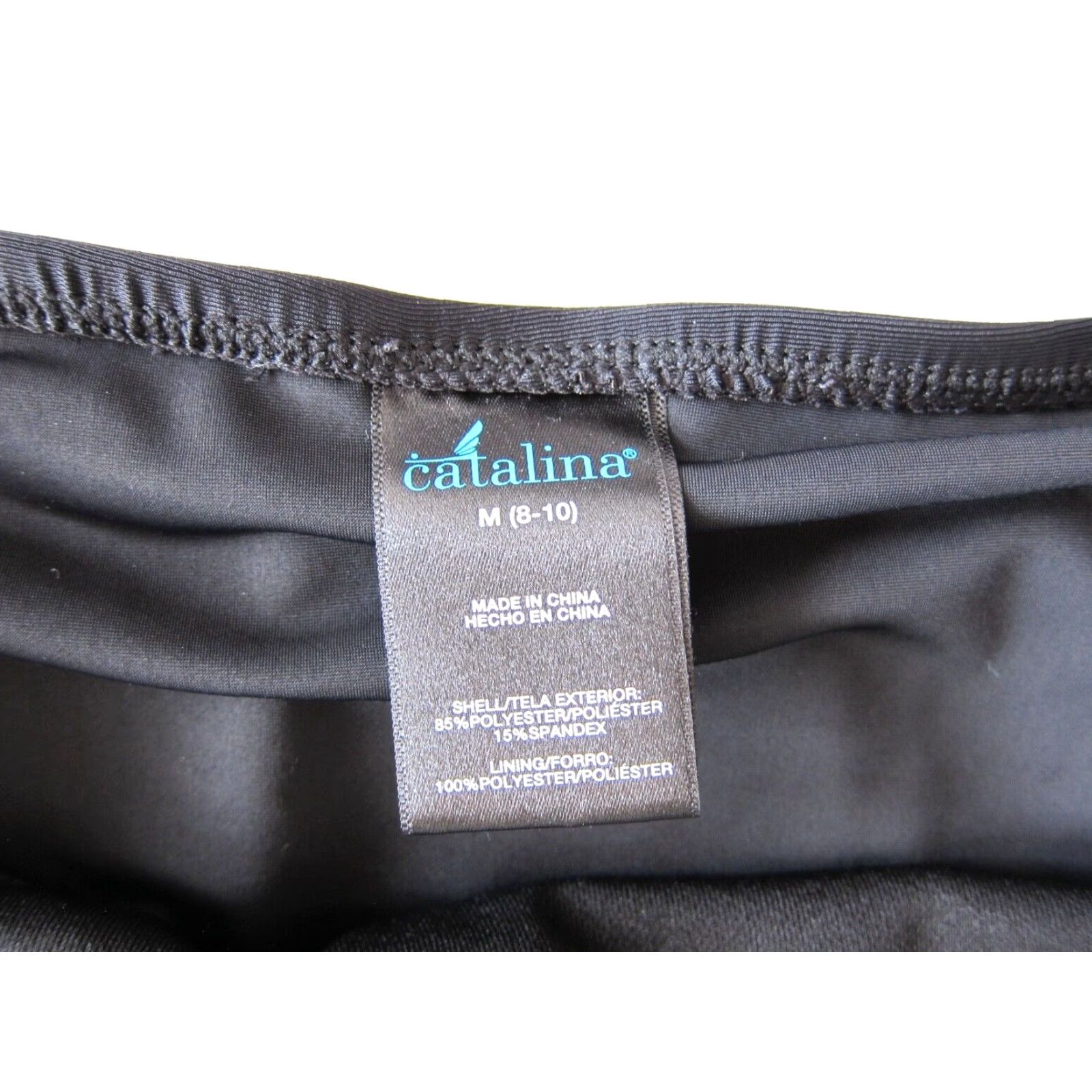 Catalina Catalina Black Modest Cover Up Swimsuit Skirt Women M (8-10) Size 30" / US 8 / IT 44 - 3 Thumbnail