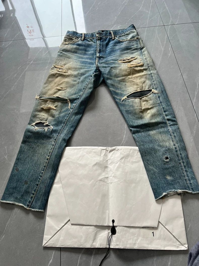 visvim journeyman spot Patch jeans-2506
