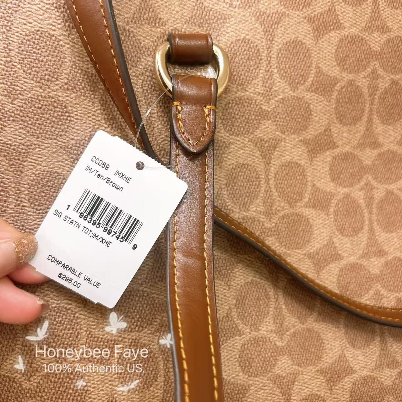 Coach Station Tote Bag In Signature Canvas CCD69 Size ONE SIZE - 4 Thumbnail