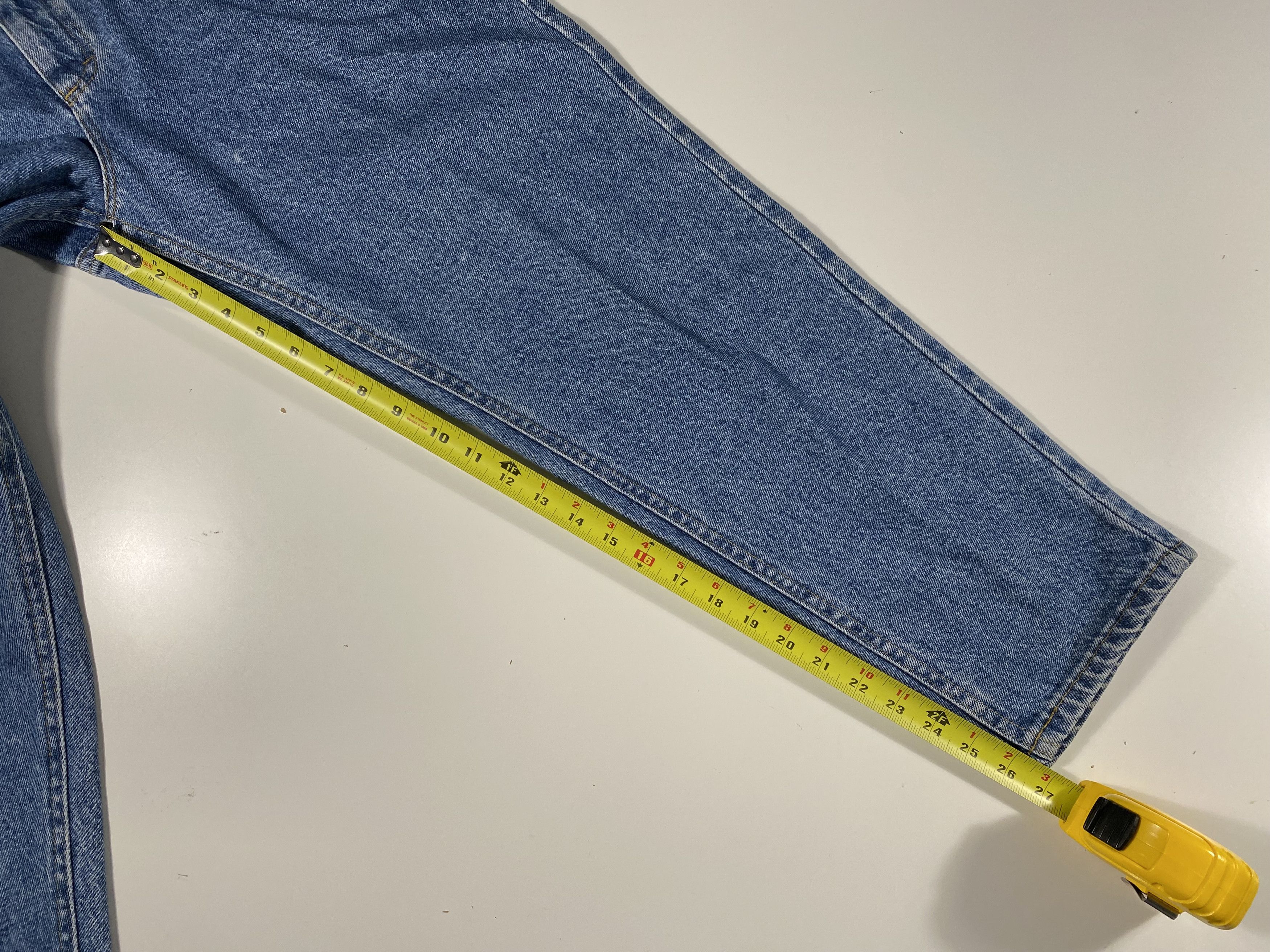 Lee Vintage 80s Union Made Lee Riders Relaxed fit jeans 31x27 Size 31" - 10 Thumbnail