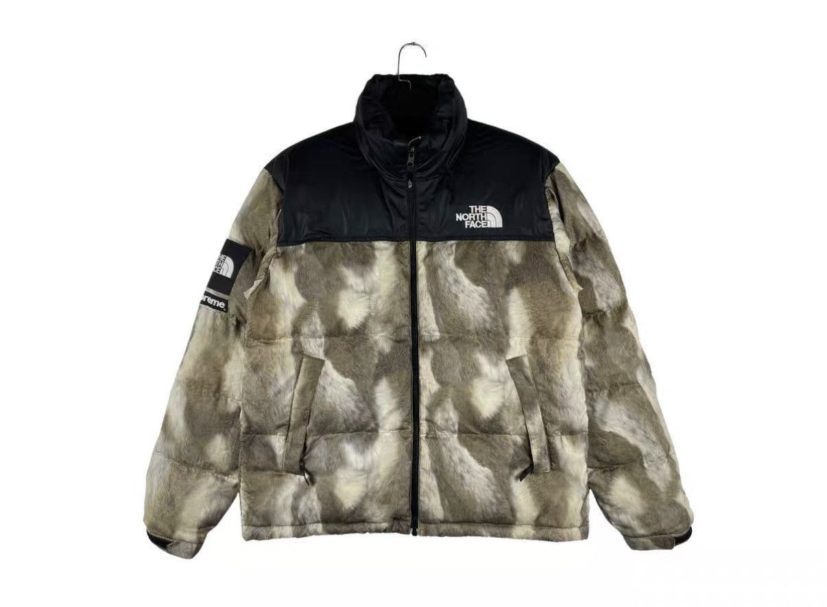 Supreme Beige Camo Puffer Jacket Size M Size US M / EU 48-50 / 2 - 1 Thumbnail