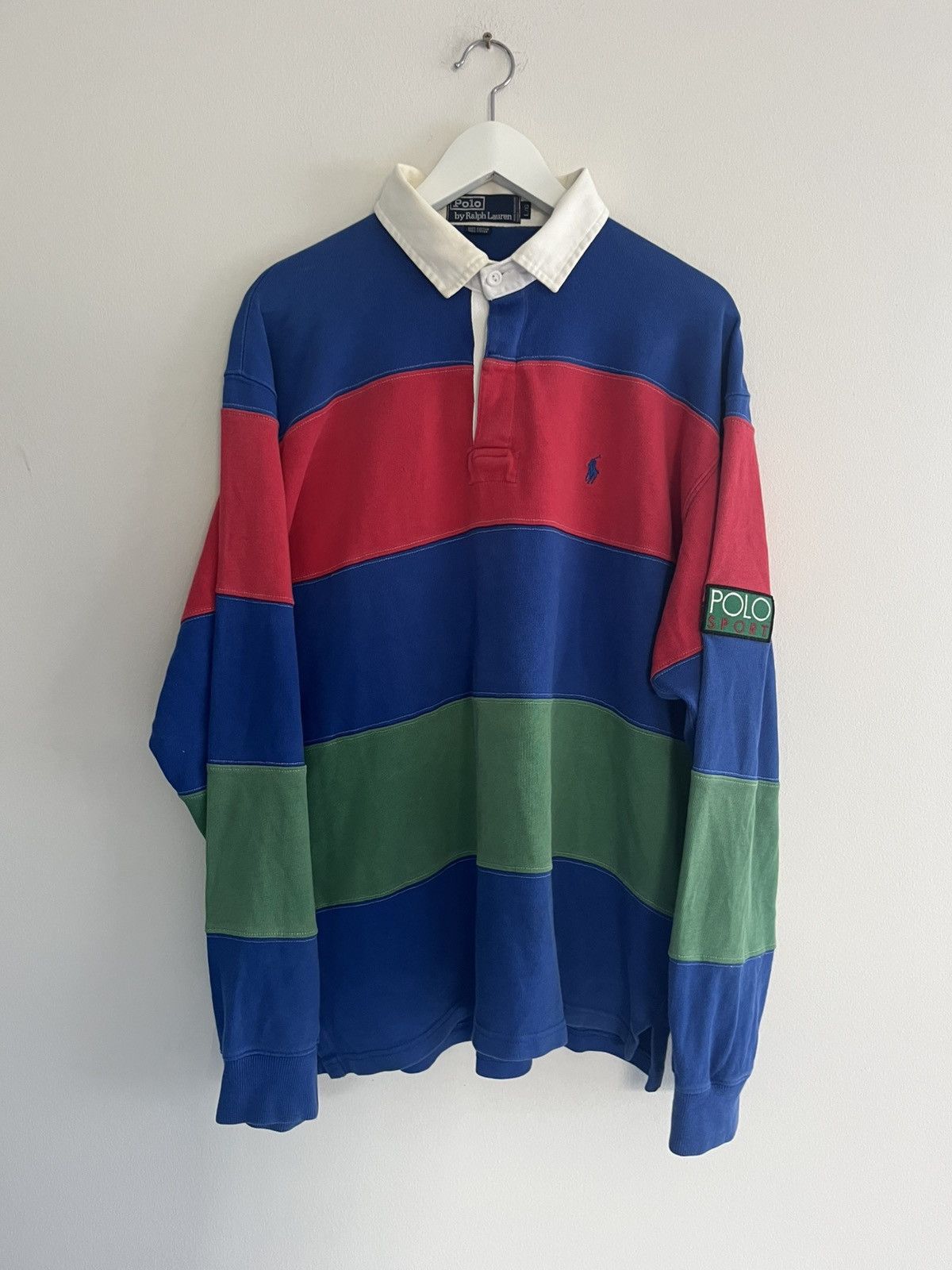 Polo Ralph Lauren Vintage Ralph Lauren - 90s Polo Sport Rugby Size US L / EU 52-54 / 3 - 1 Thumbnail