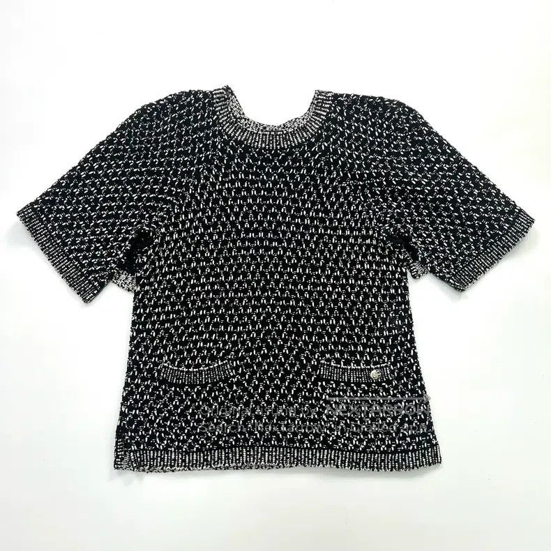 Chanel Chanel Bat sleeve design double C braided short sleeves Size XS / US 0-2 / IT 36-38 - 1 Thumbnail