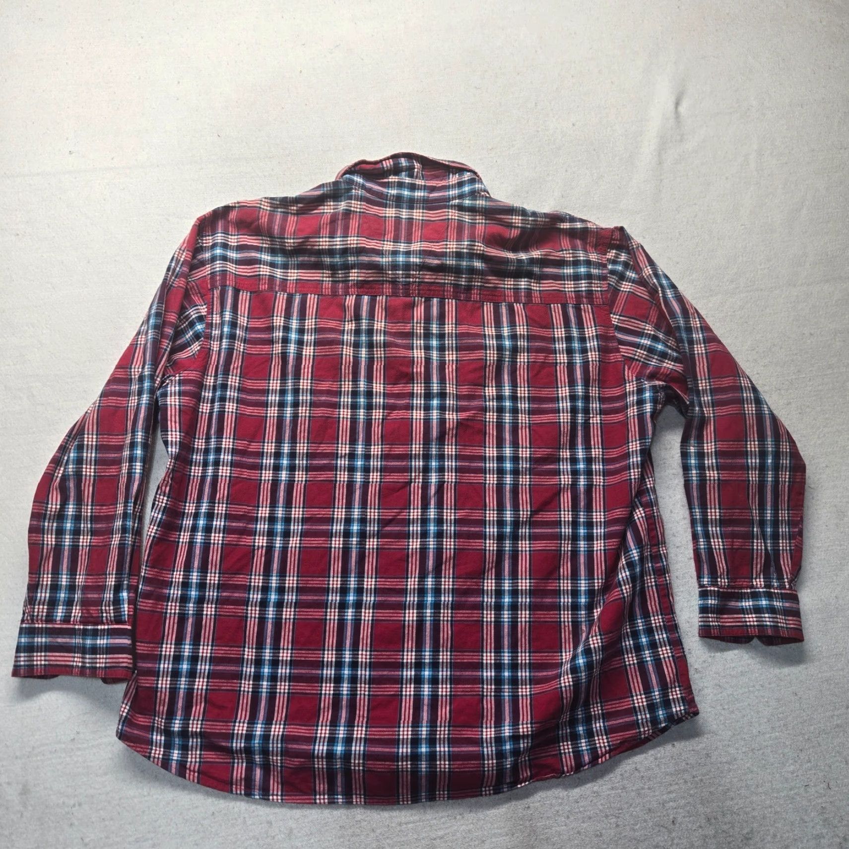 Vintage Canyon Guide Shirt Red Plaid Long Sleeve Button Up Adult Men's 2X Big & Tall Men Button-Up Western All Seasons 2X Size US XXL / EU 58 / 5 - 7 Thumbnail