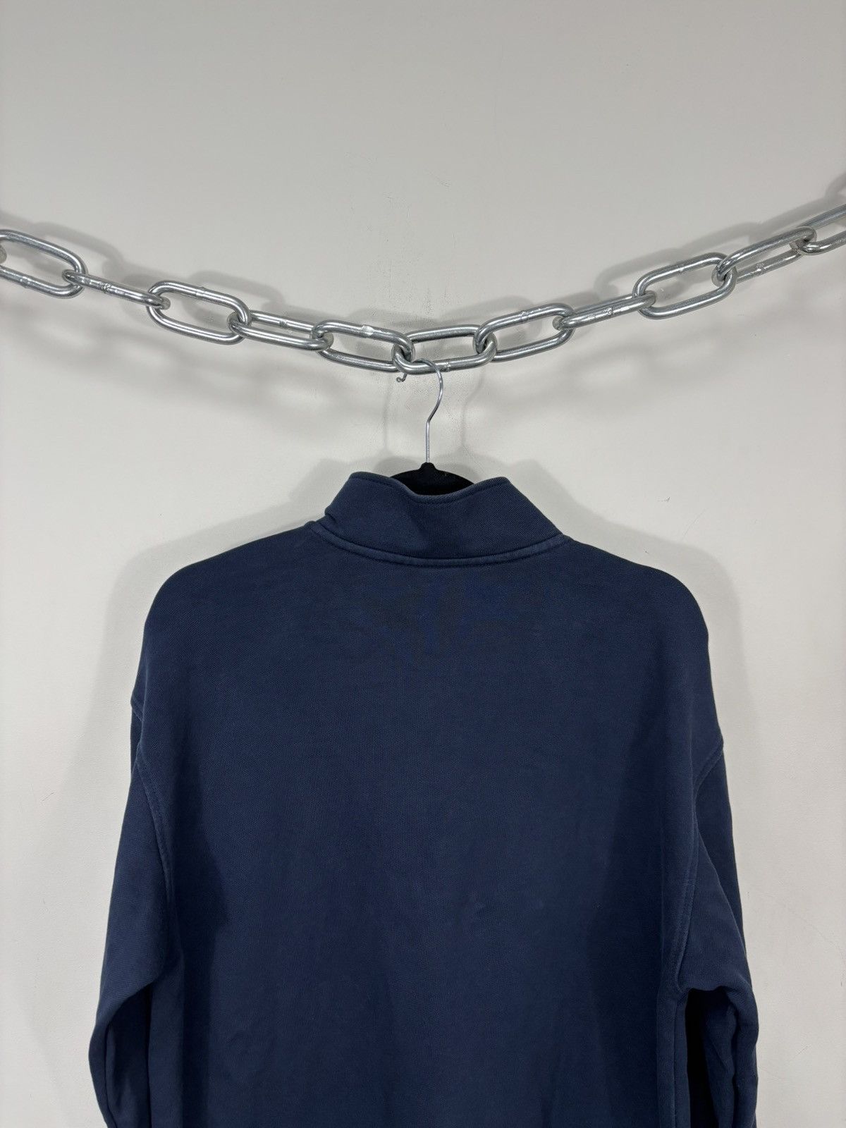 Arket Arket Men’s Navy Blue Classic Snap-Button Henley Sweatshirt Size US M / EU 48-50 / 2 - 10 Thumbnail