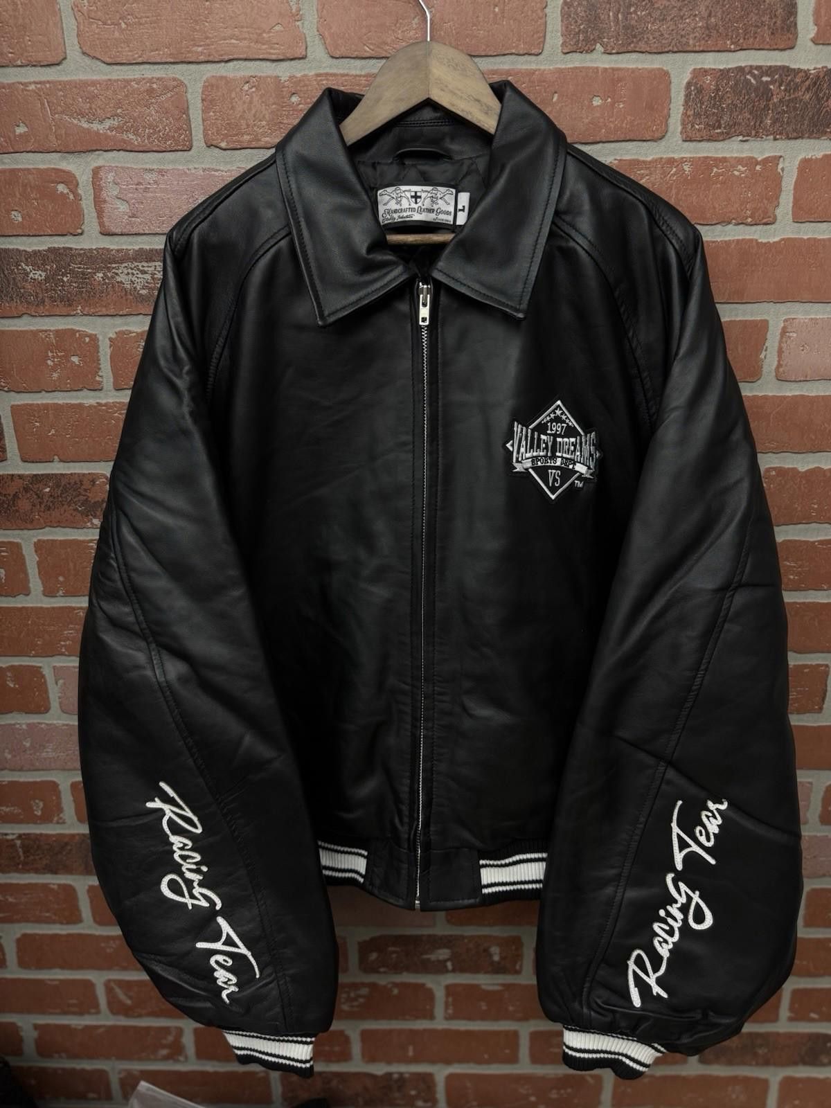 Other ValeLives Valley Leather Jacket Black Rare Release LARGE Size US L / EU 52-54 / 3 - 3 Thumbnail
