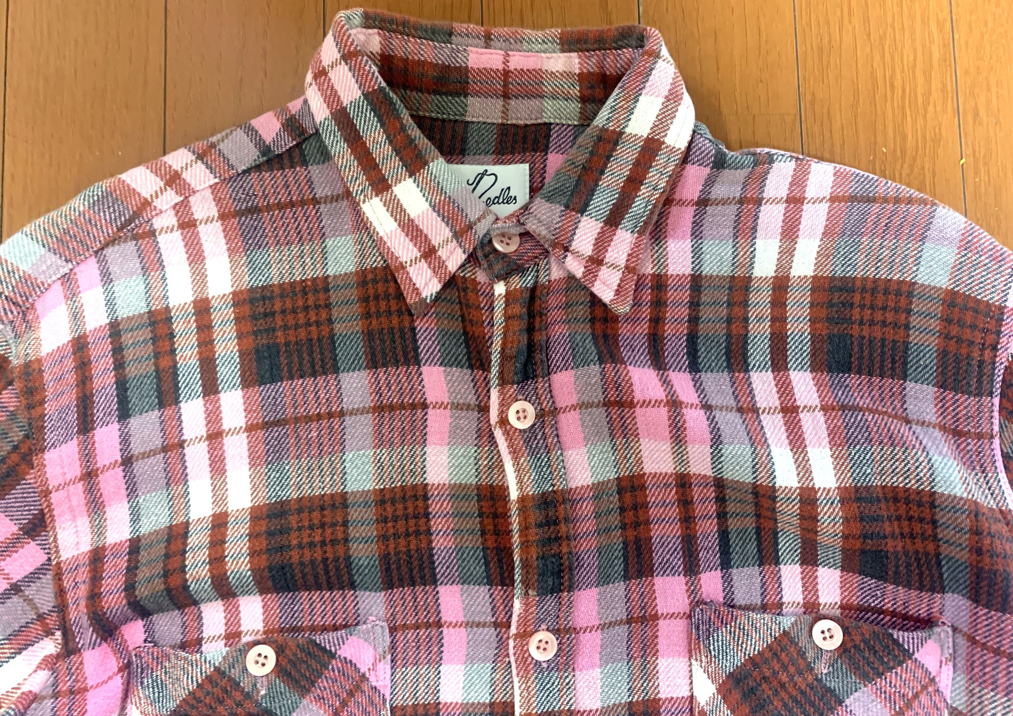 Needles Needles by Nepenthes 3/4 sleeve plaid shirt, size M Size US M / EU 48-50 / 2 - 2 Thumbnail