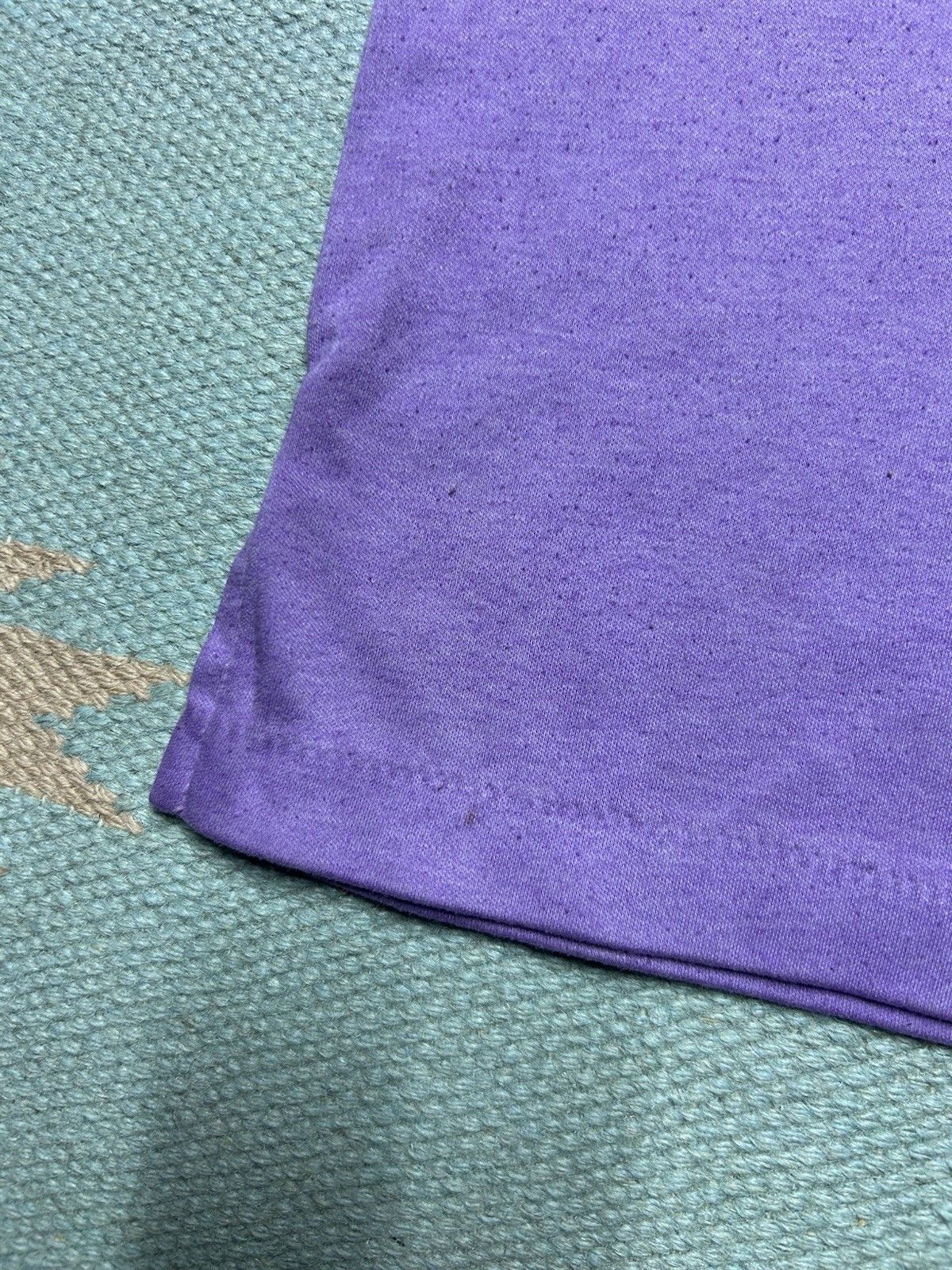 Vintage Vintage 80s polo shirt blank purple soft worn women’s large Size L / US 10 / IT 46 - 8 Thumbnail