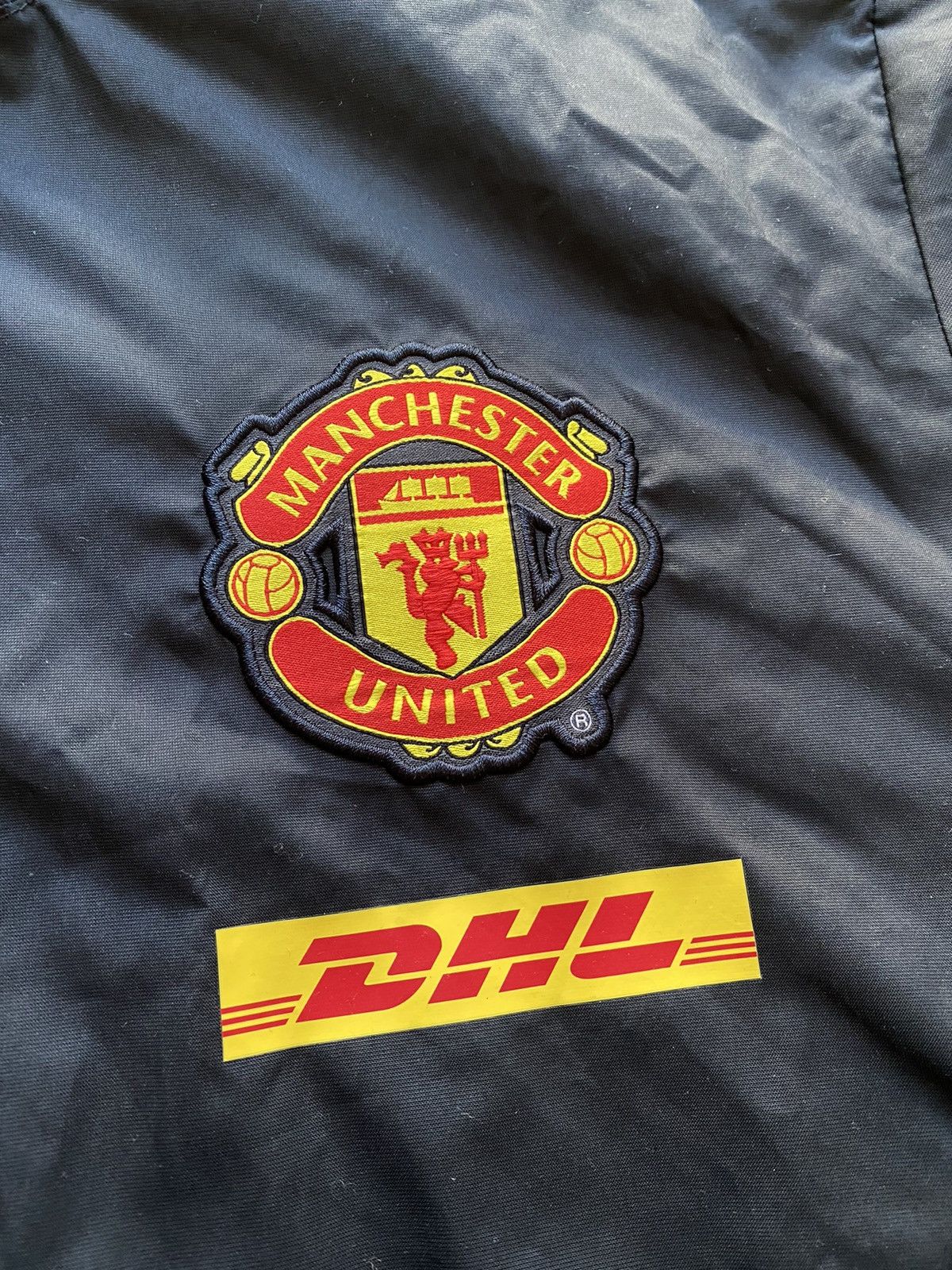 Nike × Vintage Vintage Y2k Nike Manchester United DHL Track Jacket Size US M / EU 48-50 / 2 - 3 Thumbnail